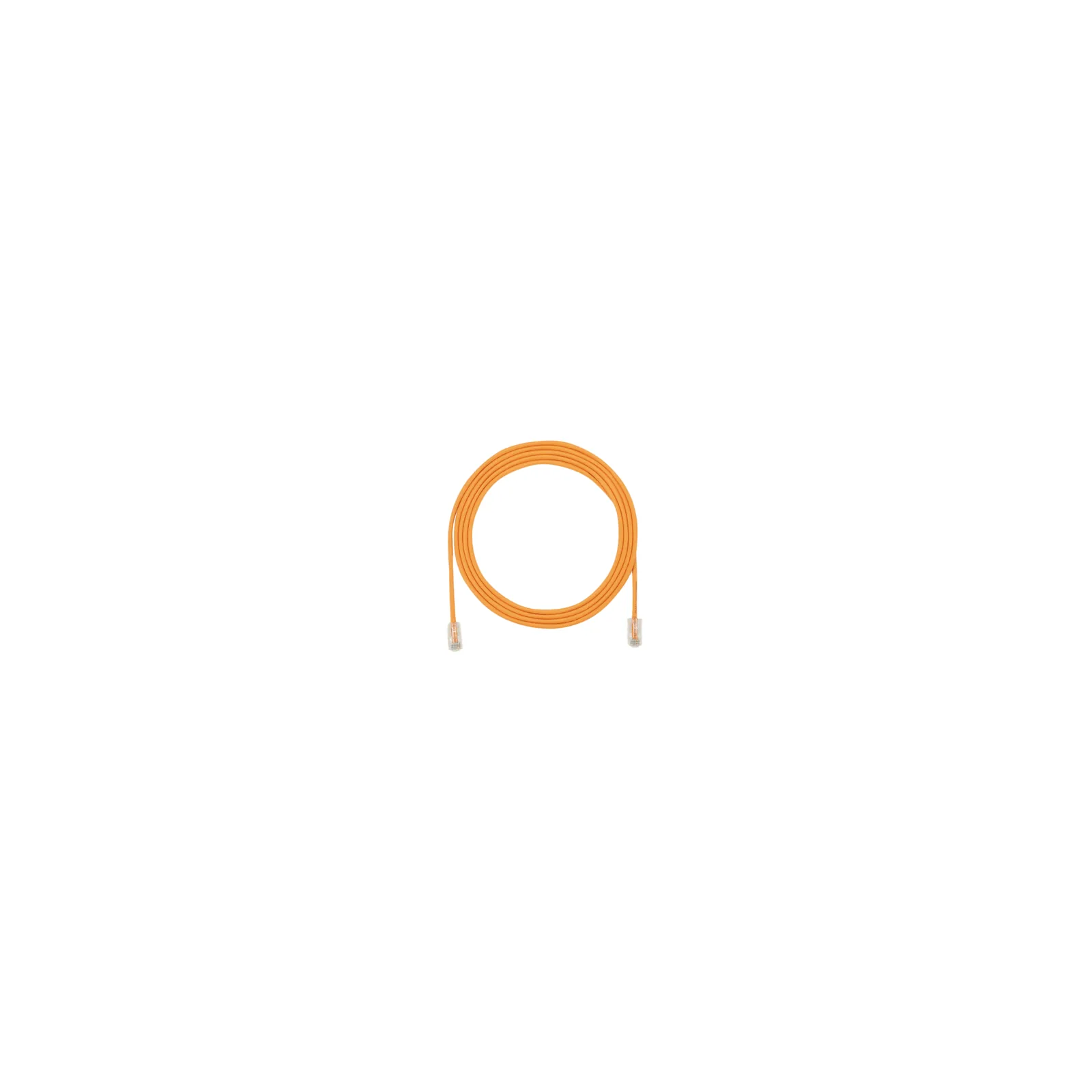Cable de Parcheo UTP Cat6A, CM/LSZH, Diámetro Reducido (28AWG), Color Naranja, 4.57 Metros (15 Pies)