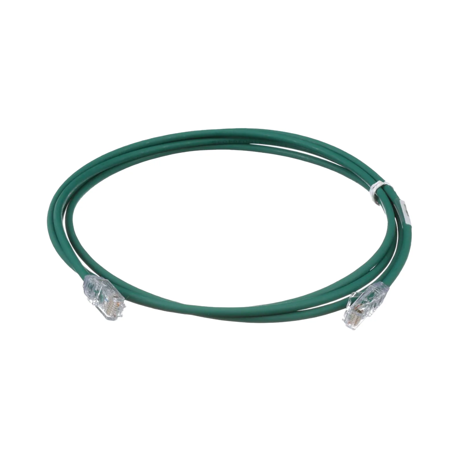 Cable de Parcheo UTP Cat6A, CM/LSZH, Diámetro Reducido (28AWG), Color Verde, 1.52 Metros (5 Pies)