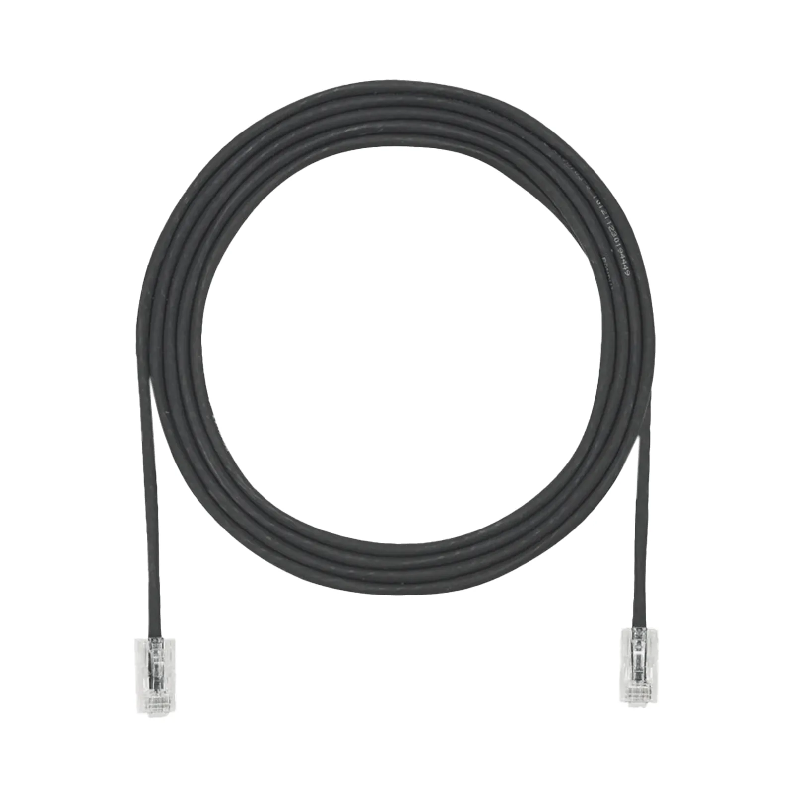 Cable de Parcheo UTP Cat6A, CM/LSZH, Diámetro Reducido (28AWG), Color Negro, 6 ft.