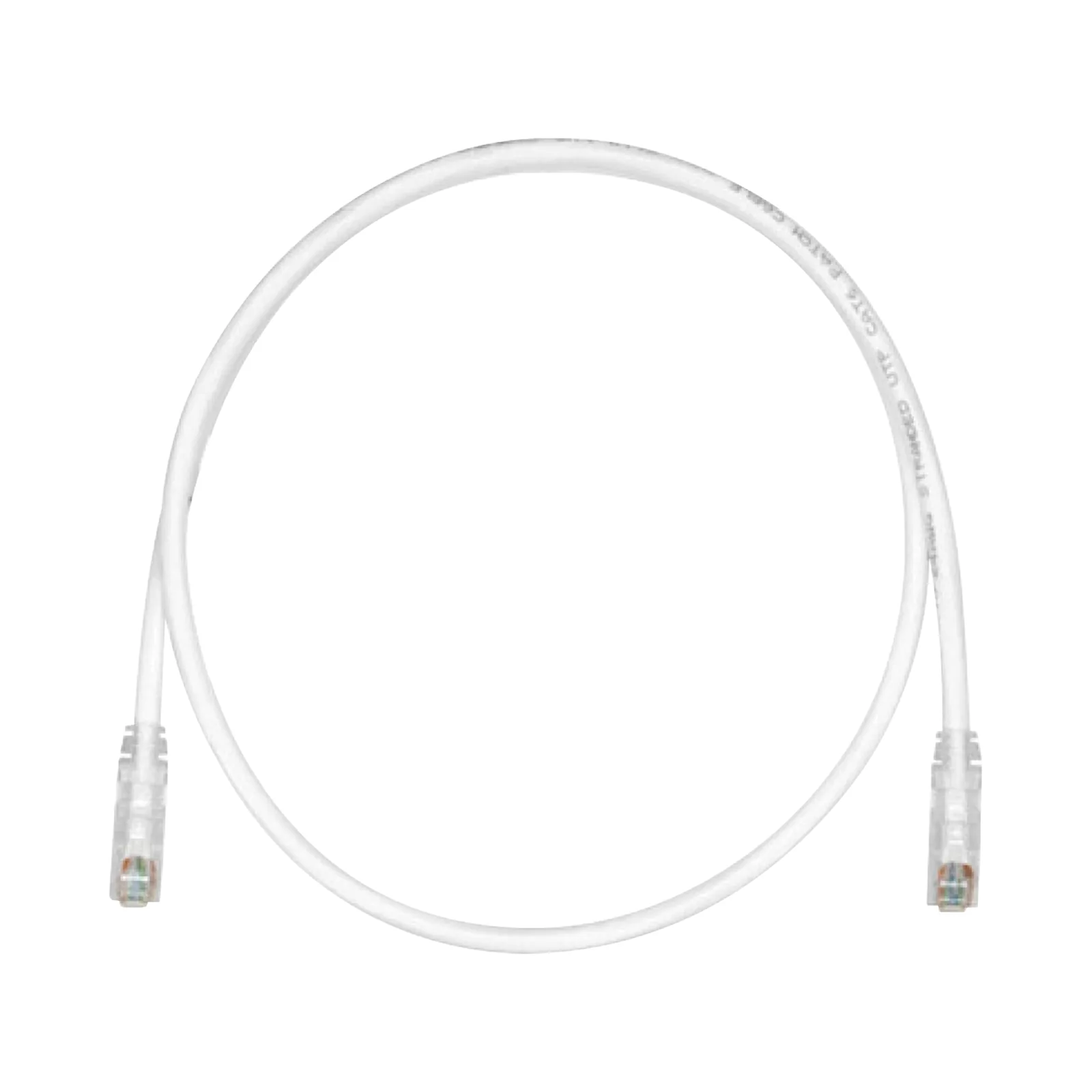Cable de Parcheo TX6, UTP Cat6, 24 AWG, CM, Color Blanco Mate, 0.91 Metros (3 Pies)
