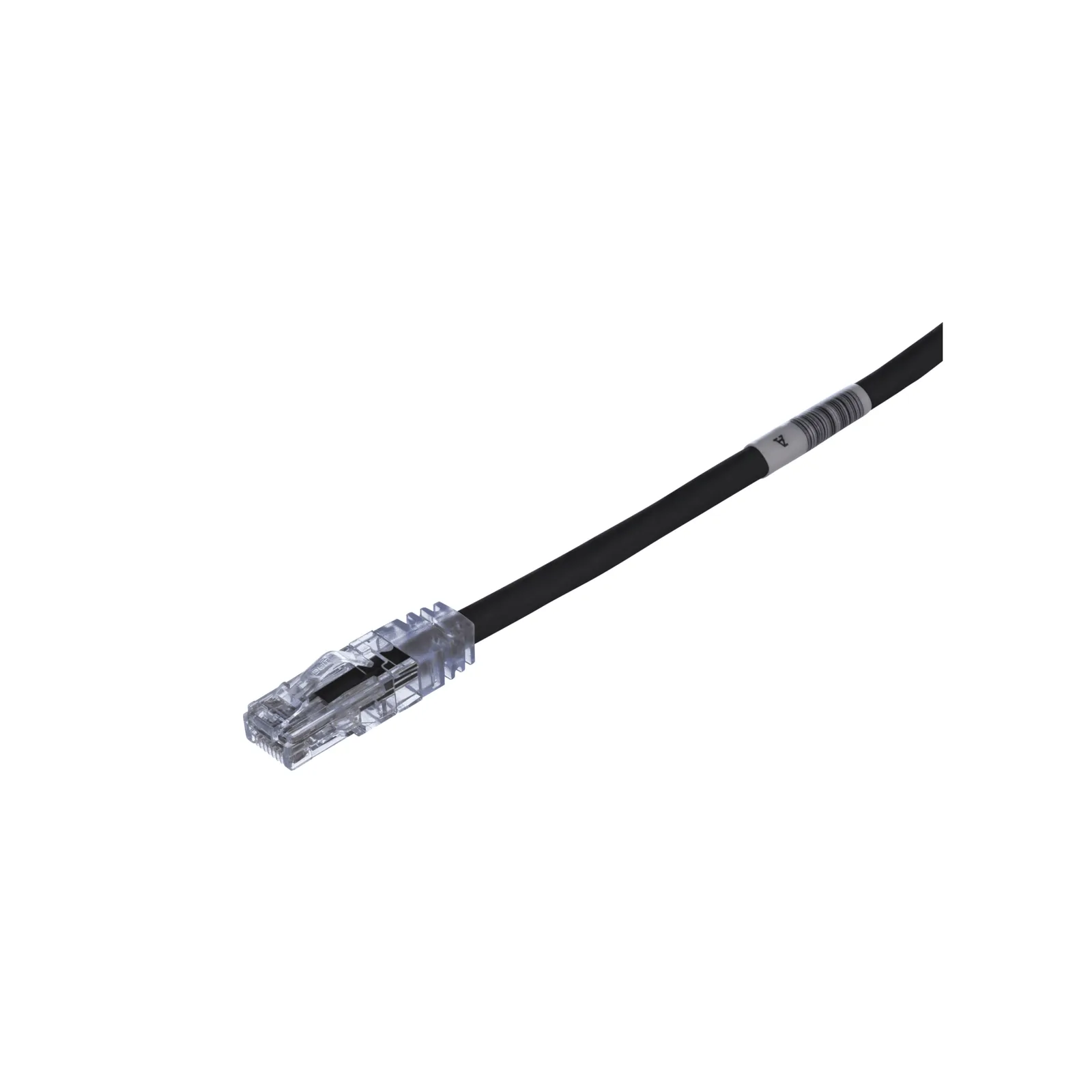 Cable de Parcheo TX6, UTP Cat6, 24 AWG, CM, Color Negro, 2.13 Metros (7 Pies)