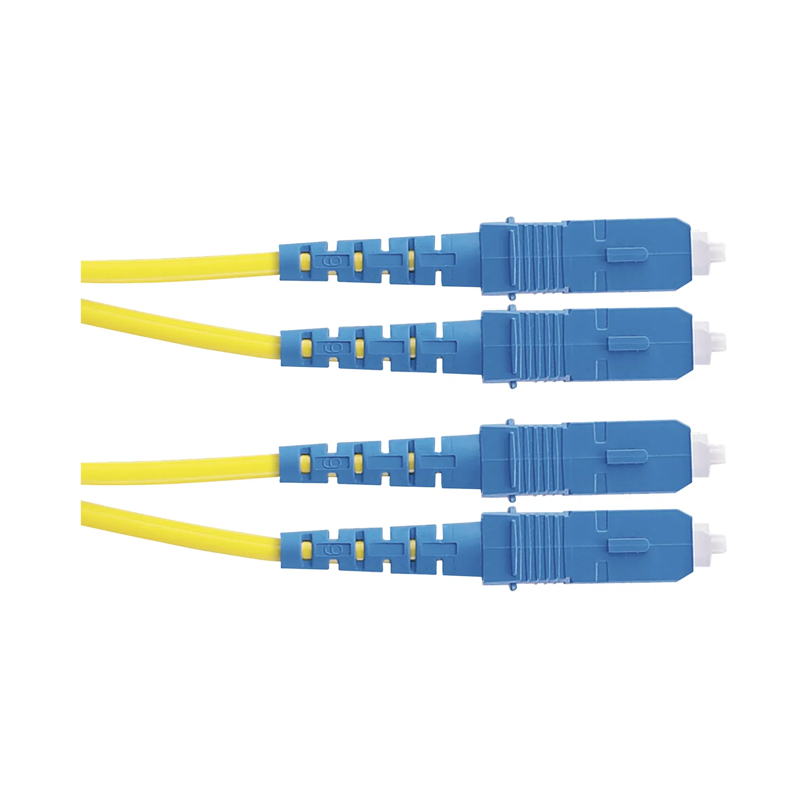 Jumper de Fibra Optica Monomodo 9/125 OS2, SC-SC Duplex, OFNR (Riser), Color Amarillo, 5 Metros (16.40 Pies)