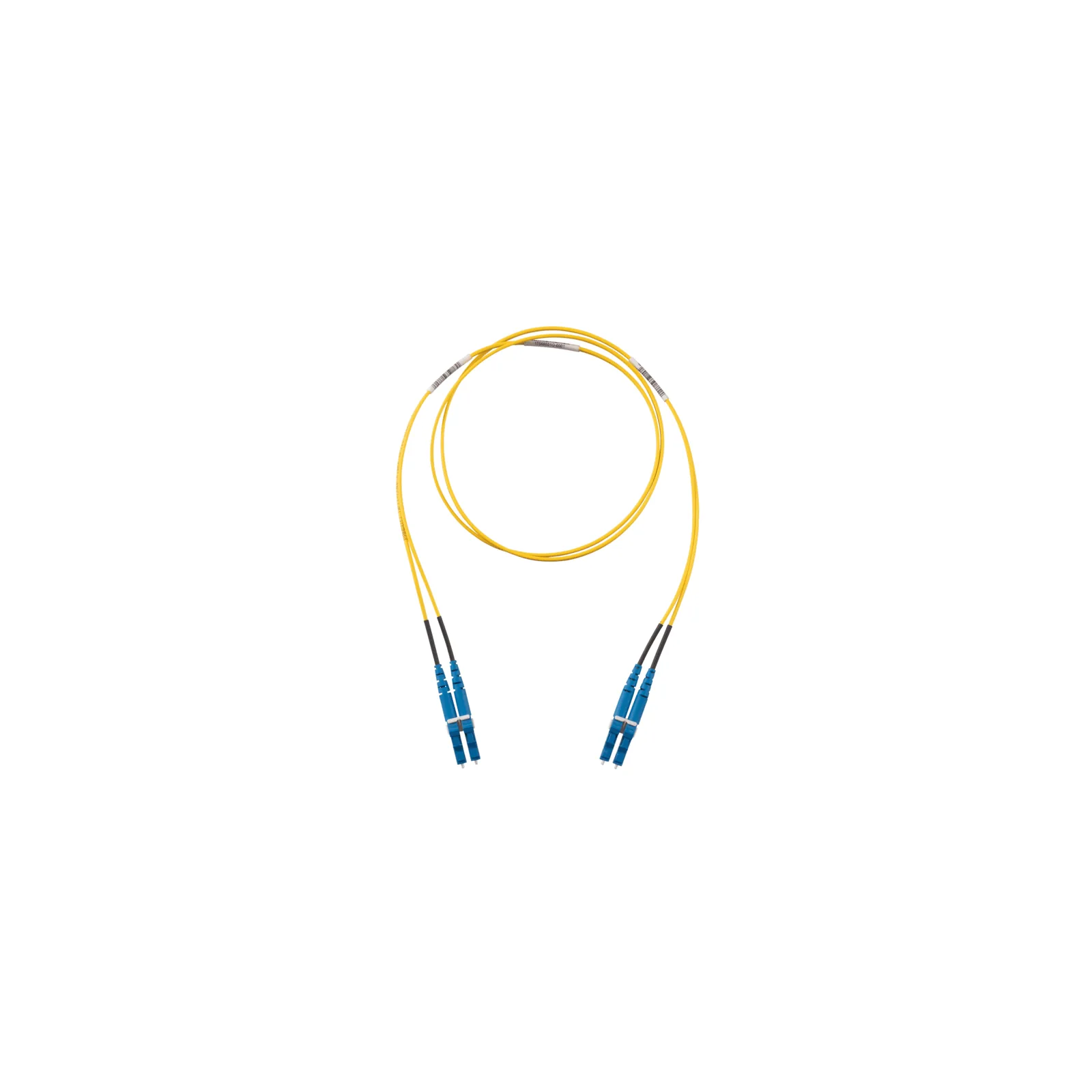 Jumper de Fibra Optica Monomodo 9/125 OS2, LC-LC Duplex, OFNR (Riser), Color Amarillo, 8 Metros (26.25 Pies)
