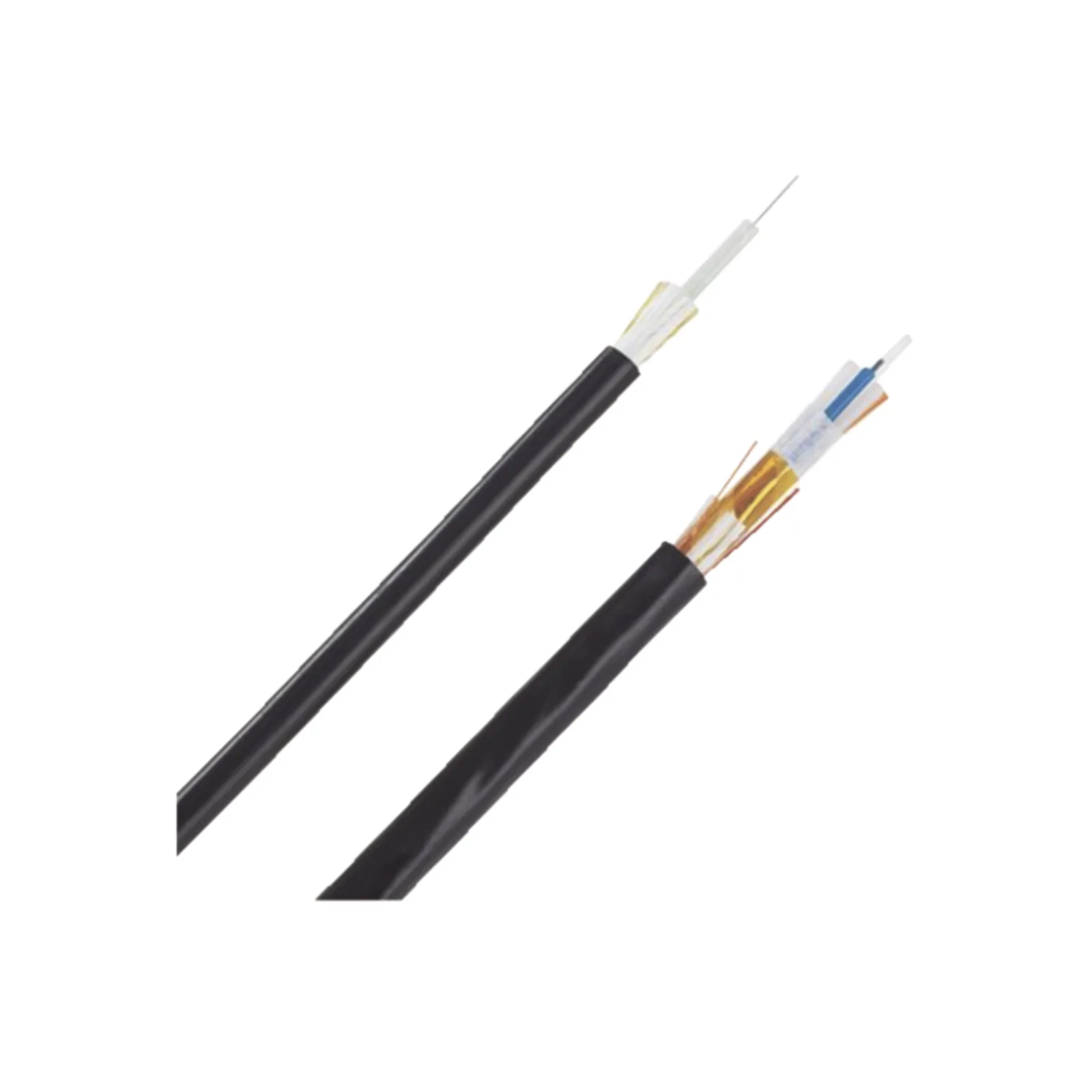 Cable de Fibra Óptica de 12 Hilos, Monomodo OS2, Interior/Exterior, Loose Tube 250um, No Conductiva (Dieléctrica), OFNP (Plenum), Precio Por Metro