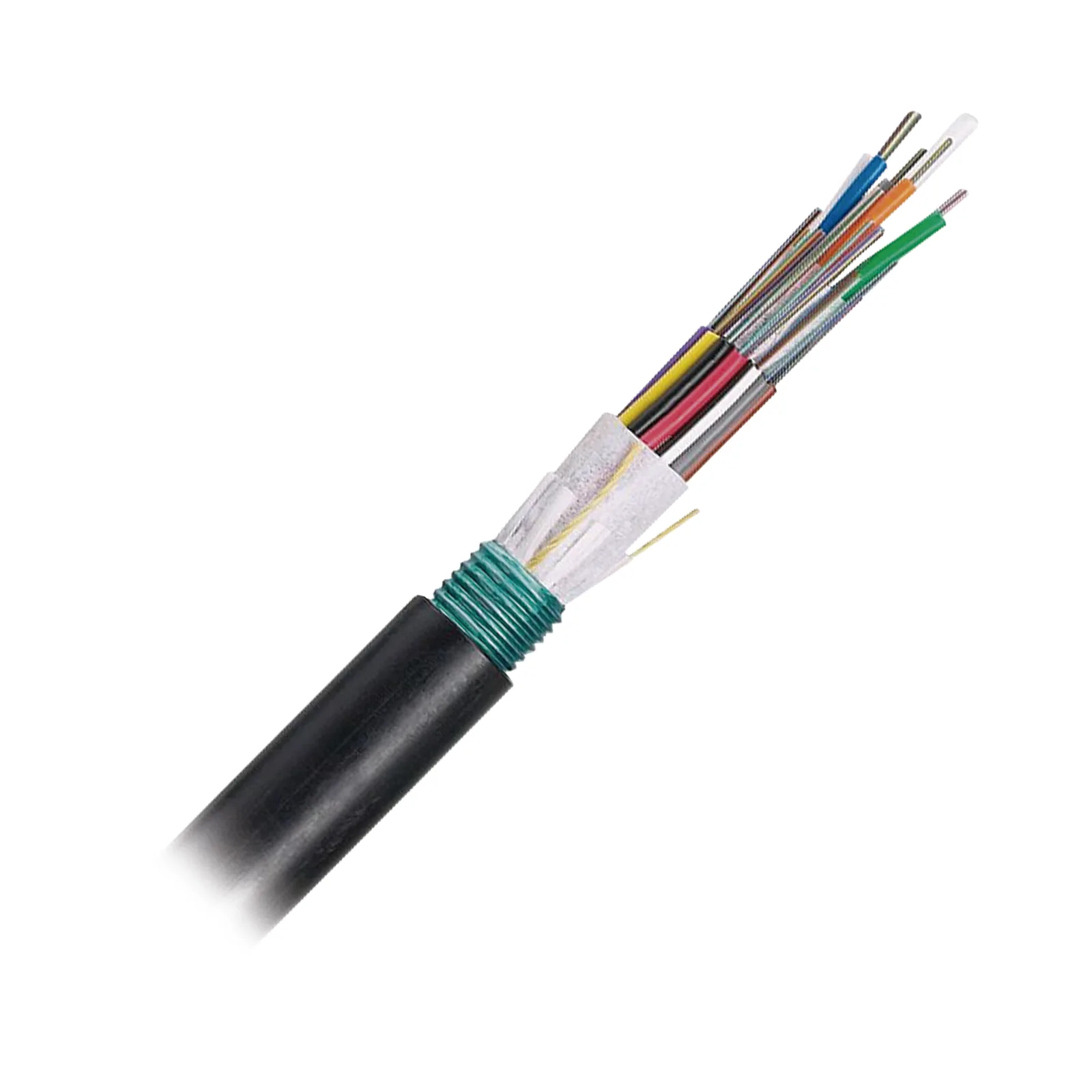 Cable de Fibra Óptica de 6 Hilos, OSP (Planta Externa), Armada, 250um, Monomodo OS2, Precio Por Metro