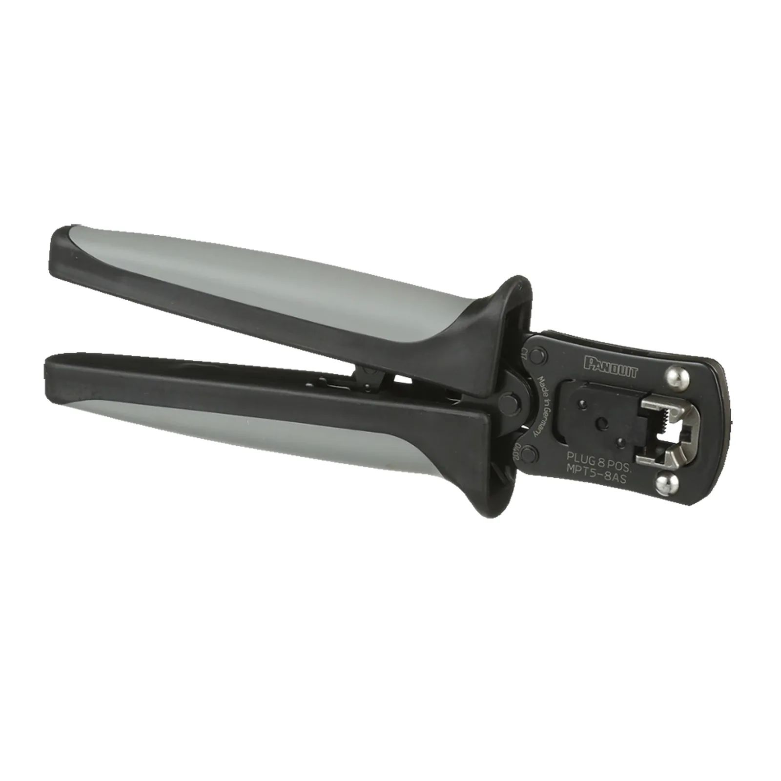 Pinzas Ponchadoras Para Plugs Modulares RJ45, Cat5e, Cat6 y Cat6A, Color Negro