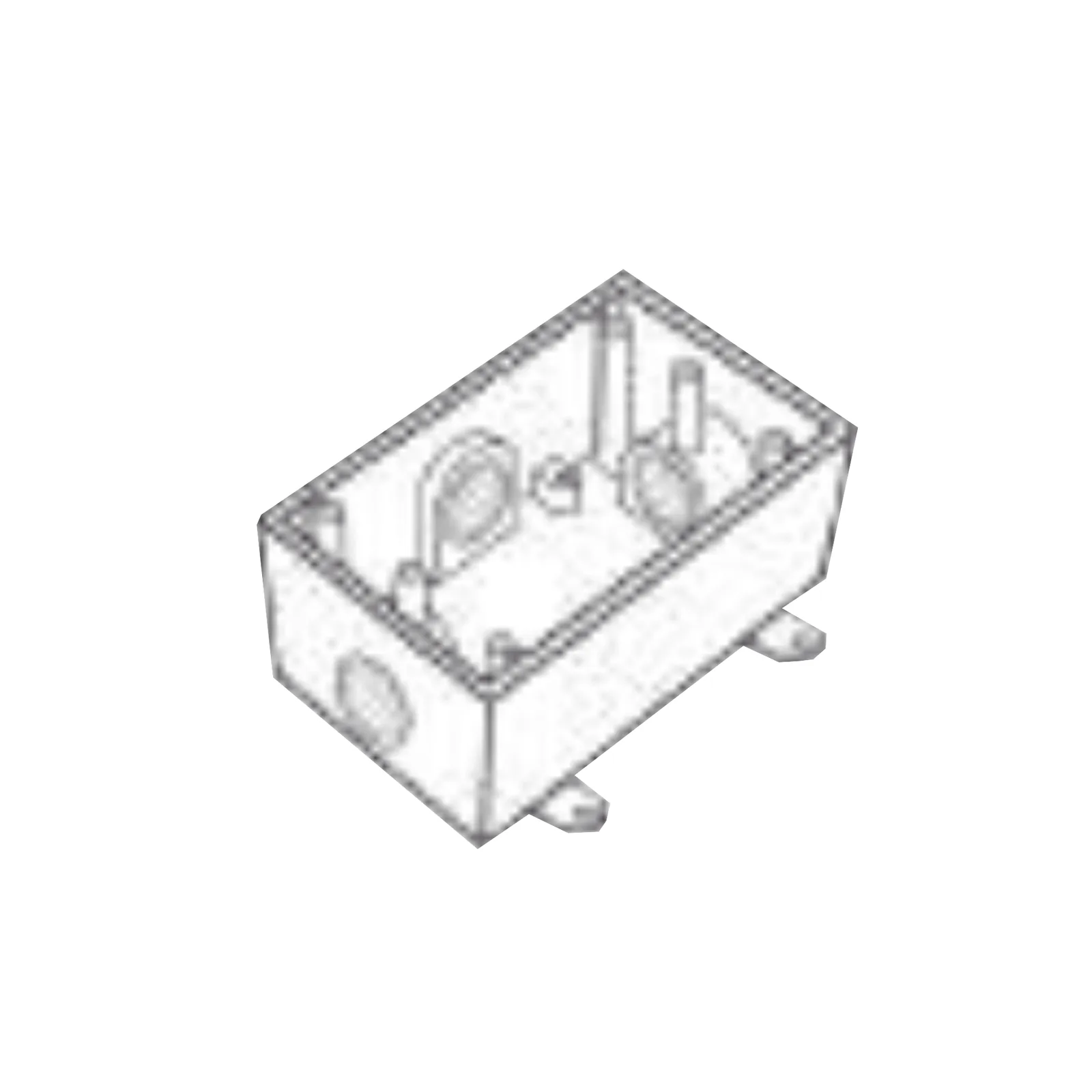 Caja Condulet FS de 3/4" ( 19.05 mm) con cuatro bocas a prueba de intemperie.