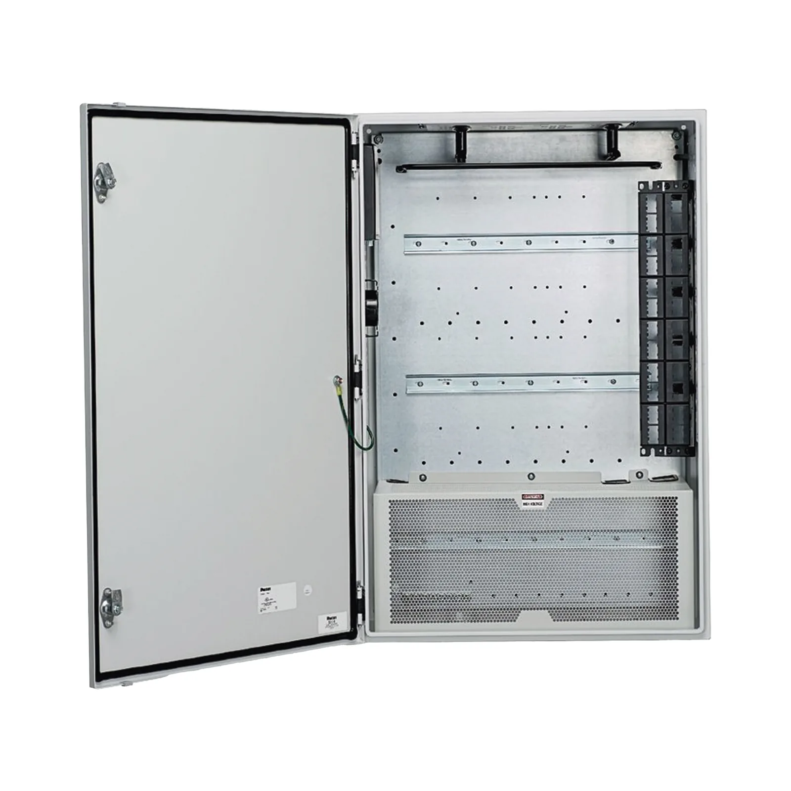 Gabinete de Zona de Instalación en Pared, Diseñado Para Dos Switches, Uso Industrial con Clasificación UL tipo IP66 y 4/12, Color Gris
