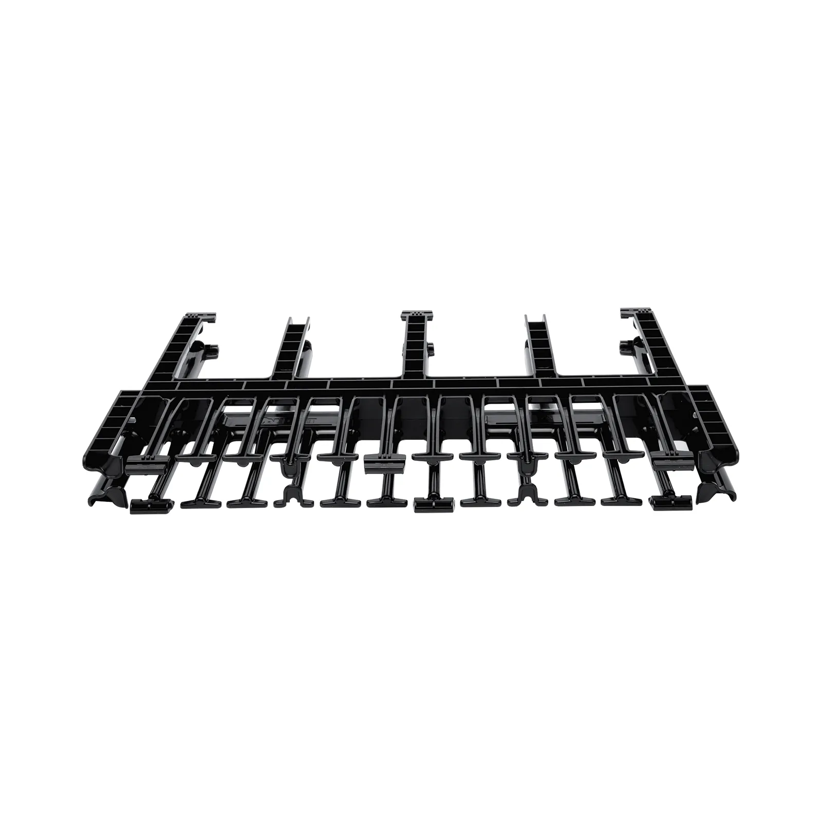 Organizador de Cables Horizontal NetManager de Alta Densidad, Doble (Frontal y Posterior), Para Rack de 19in, 1UR, Color Negro