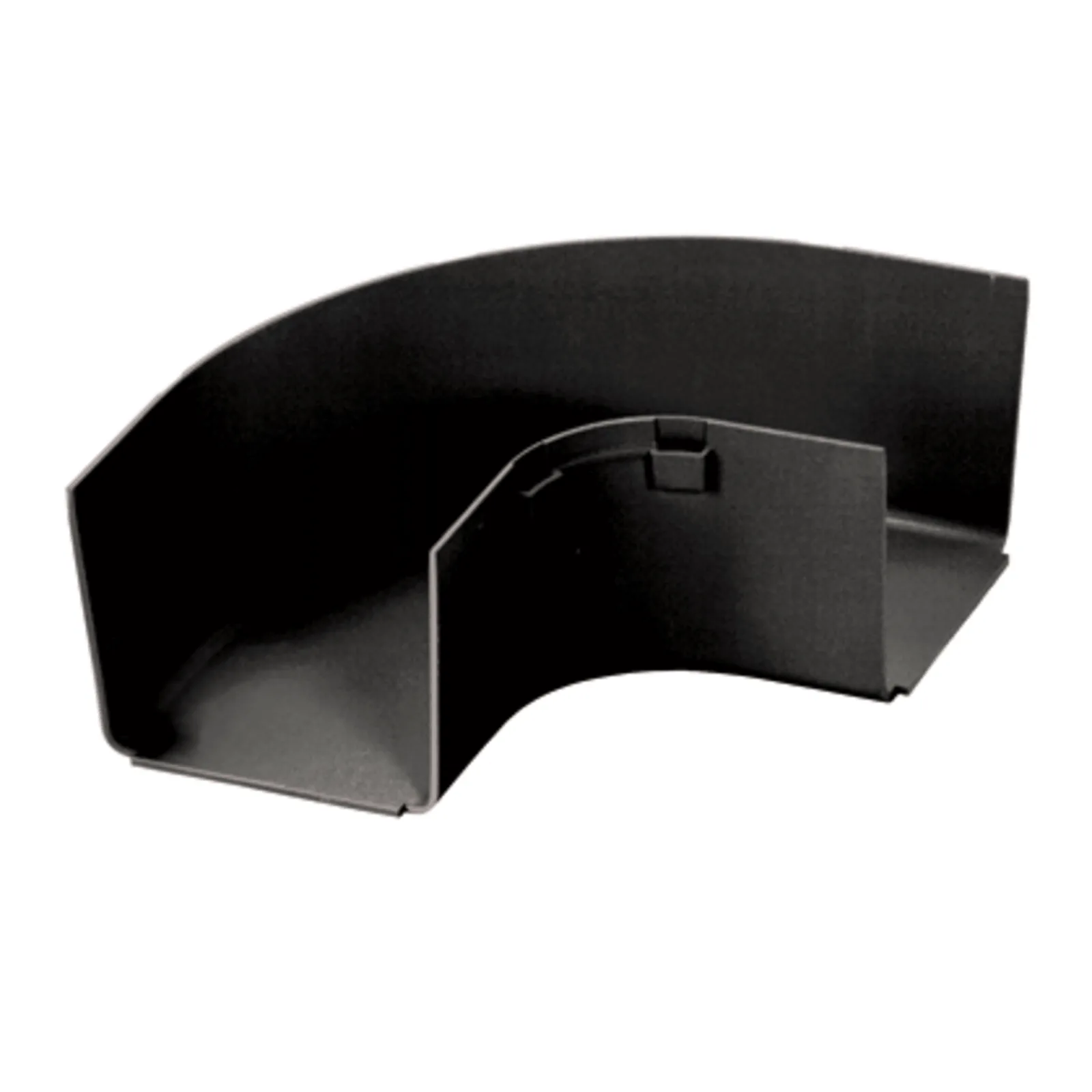 Ángulo Recto a 90º Horizontal, Para Canaletas FiberRunner™ 4X4, Color Negro