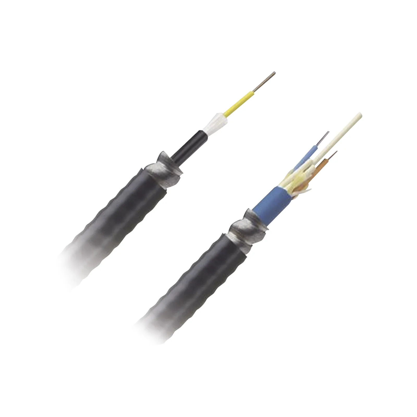Cable de Fibra Óptica de 12 Hilos, Monomodo OS2, Interior/Exterior, Armada, Loose Tube 250um, OFCR (Riser), Precio Por Metro