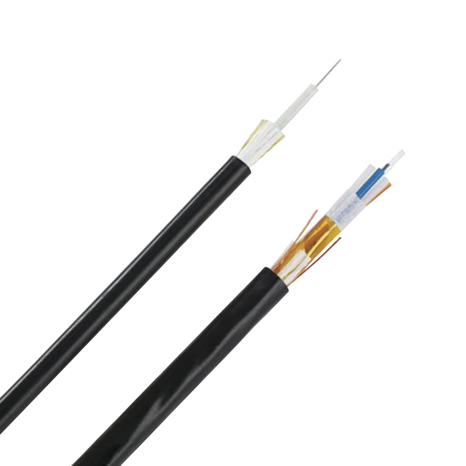 Cable de Fibra Óptica de 6 Hilos, Multimodo OM3 50/125 Optimizada, Interior/Exterior, Loose Tube 250um, No Conductiva (Dieléctrica), OFNP (Plenum), Precio Por Metro