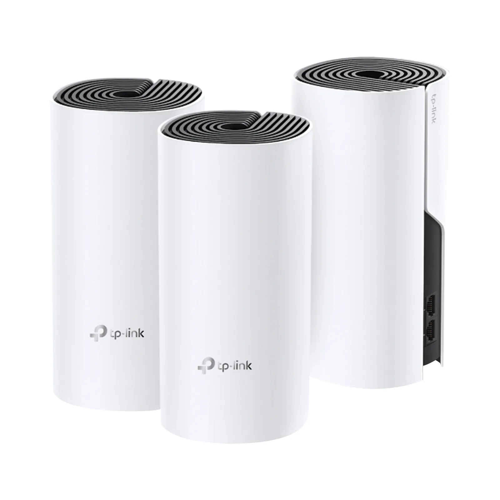 KIT 3 Routers Inalámbricos MESH Interior para Hogar / Doble Banda Wi-Fi 5 AC1200 Mbps / 2 Puerto Gigabit WAN/LAN / 2 Antenas Internas / Administración Mediante la App Deco (iOS, Android)