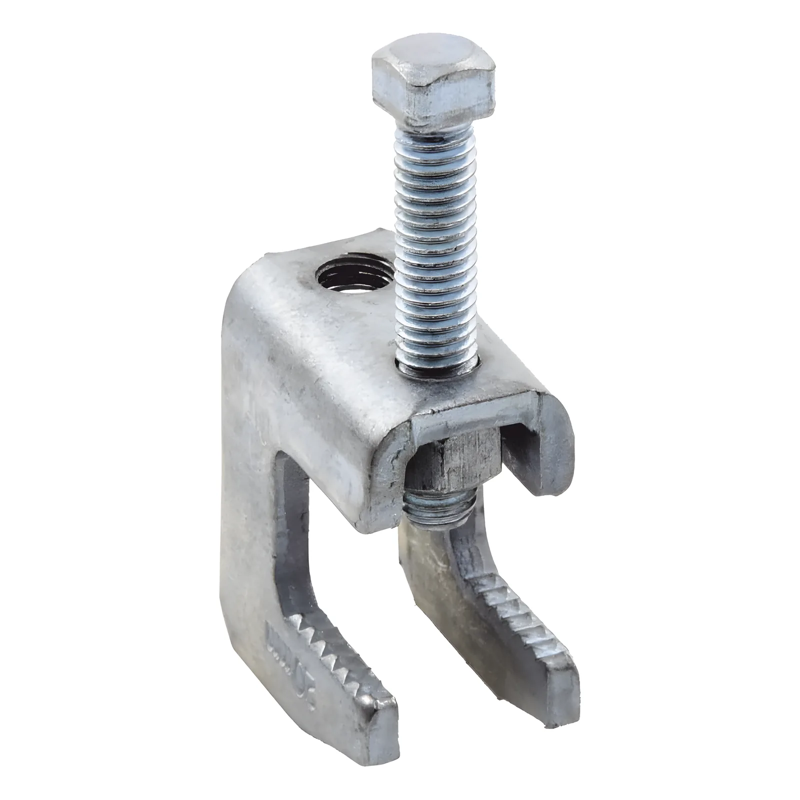 Mordaza Acero Fija barras de 3/4", para varilla roscada de 3/8".