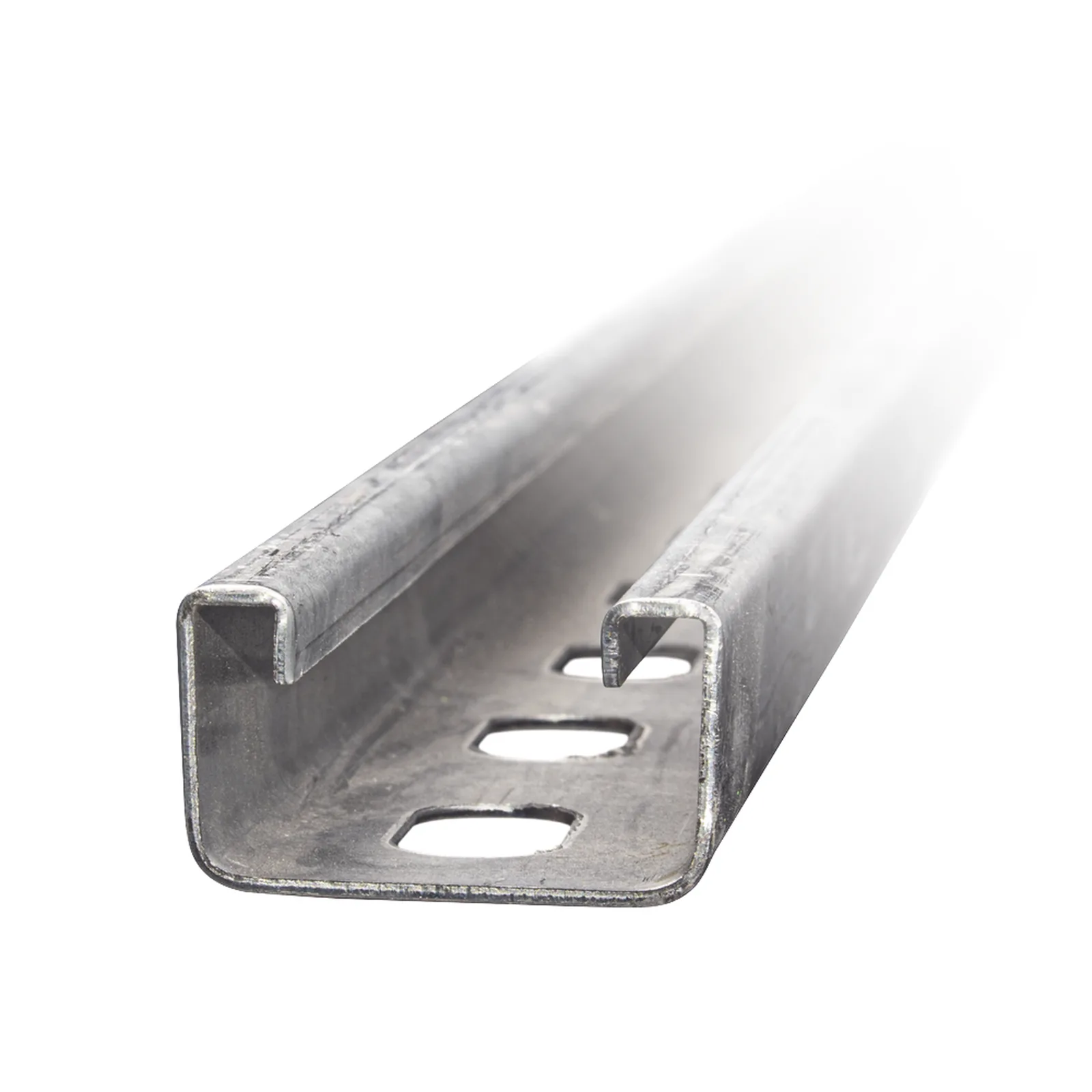 Unicanal Perforado 4 X 2 cm X 3 m / Calibre 12 / Galv. Electrolítico.