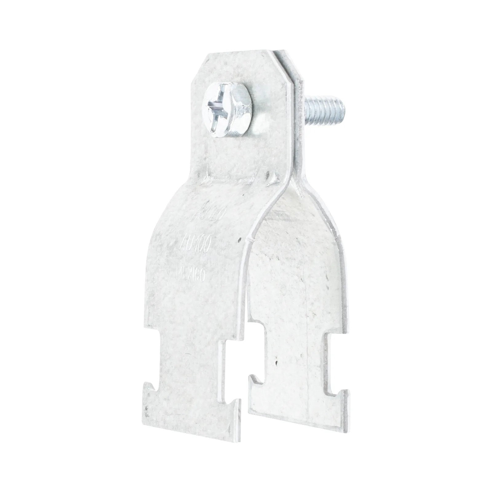 Abrazadera Unicanal para Conduit de Pared Delgada de 1/2" (13 mm).