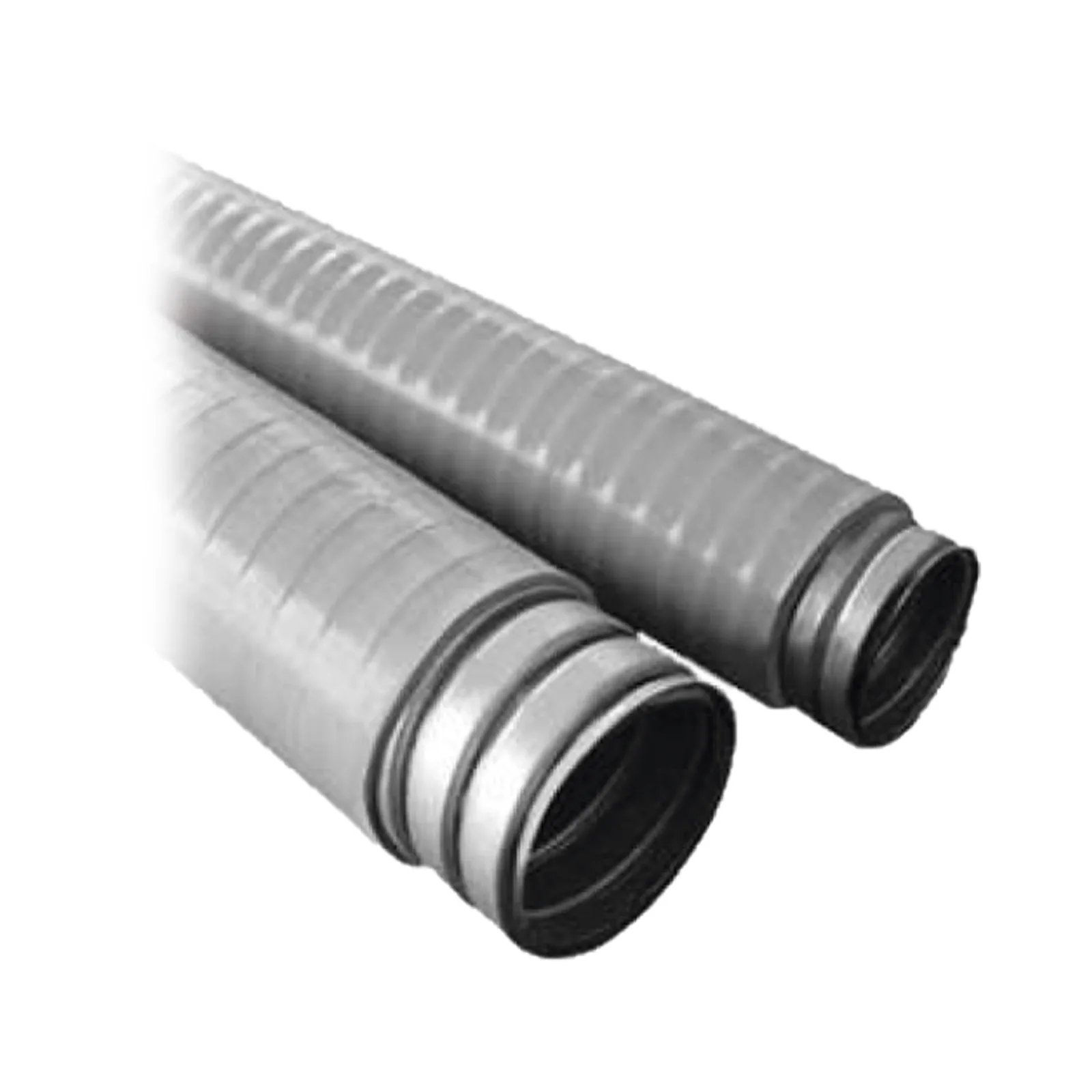 Tubo Flexible tipo Liquidtight de 1/2" (13 mm). Acero + PVC. Rollo de 50 Metros.