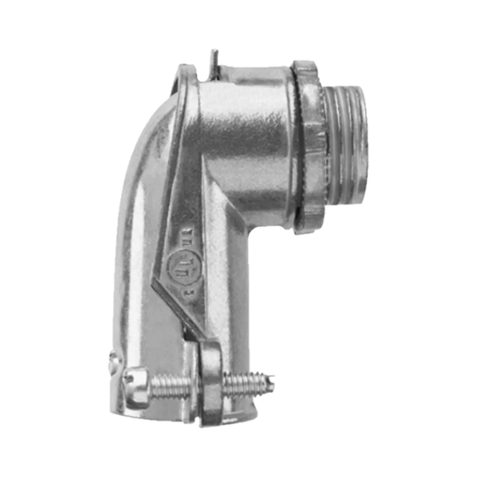 Conector curvo para tubo flexible 3/4" (19 mm)