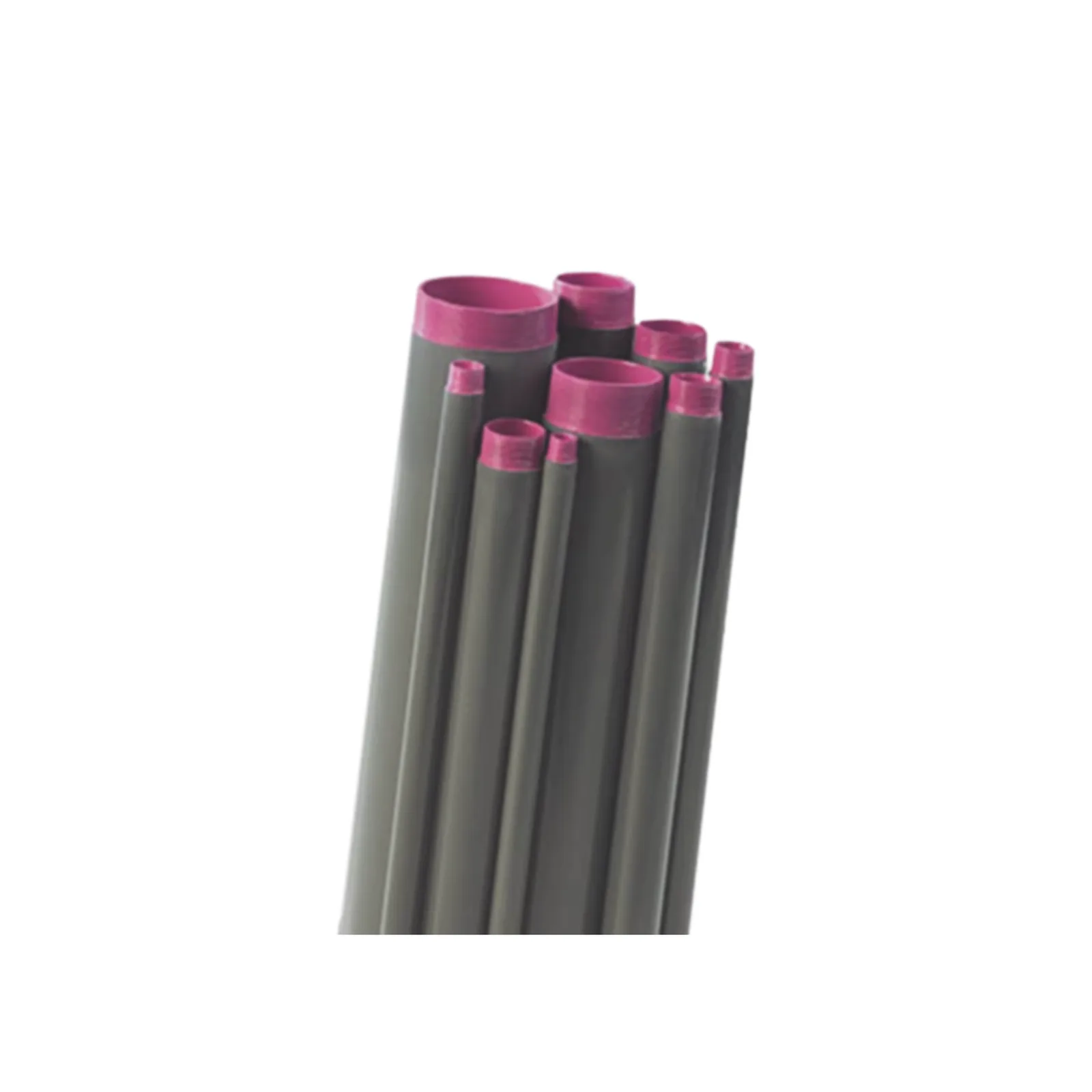 Tubo Conduit rígido de aluminio de 2” (50.8 mm) con recubrimiento de PVC de 3.05 m con cople.