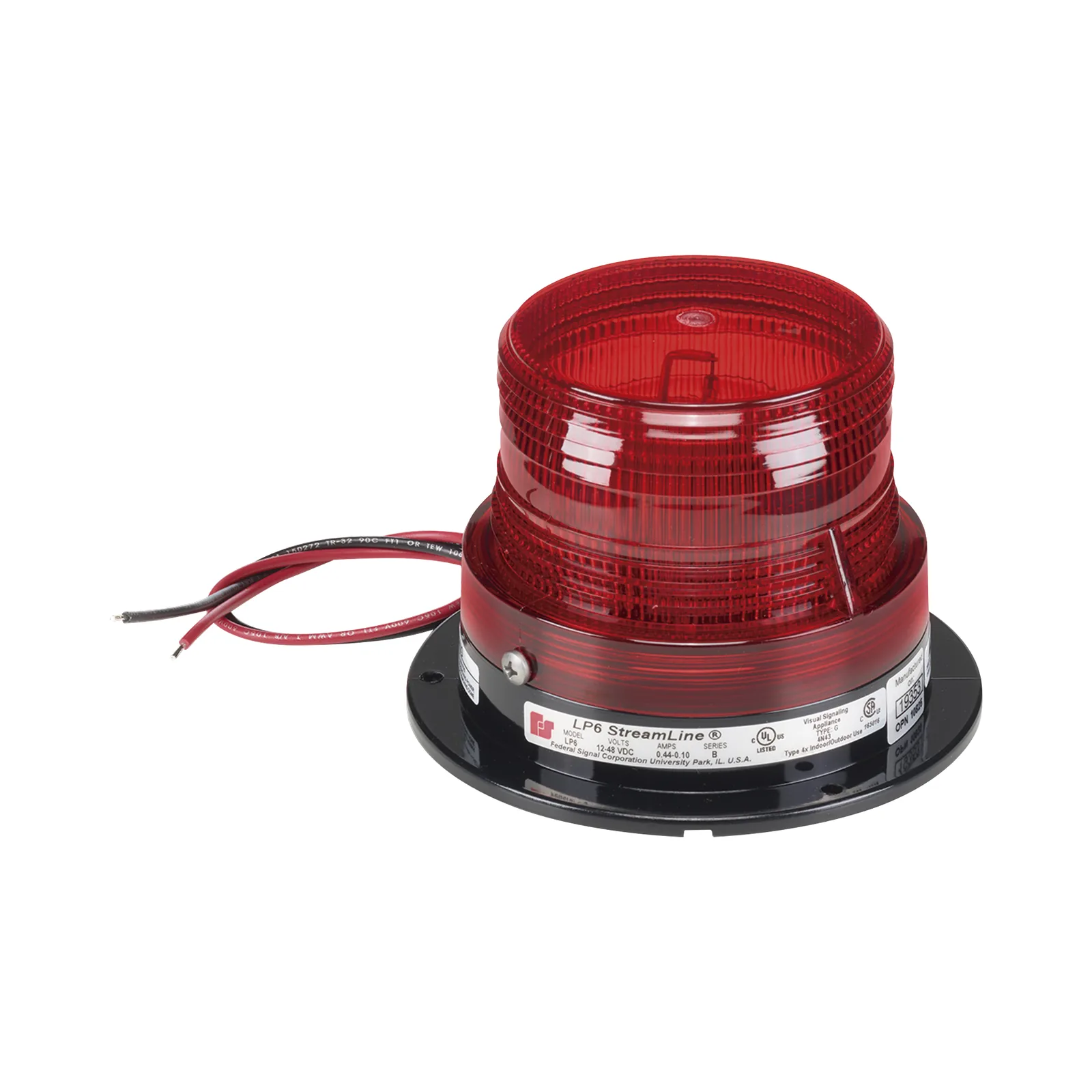 Luz Estroboscópica LED / 2.0 Joules / 65-95 FPM /120/240 Vac / Montaje en Superficie / Interior y Exterior IP / UL 1638