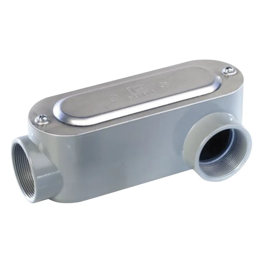 Caja Oval Roscada tipo LL de 2" (50.8 mm) / Incluye tapa y tornillos.