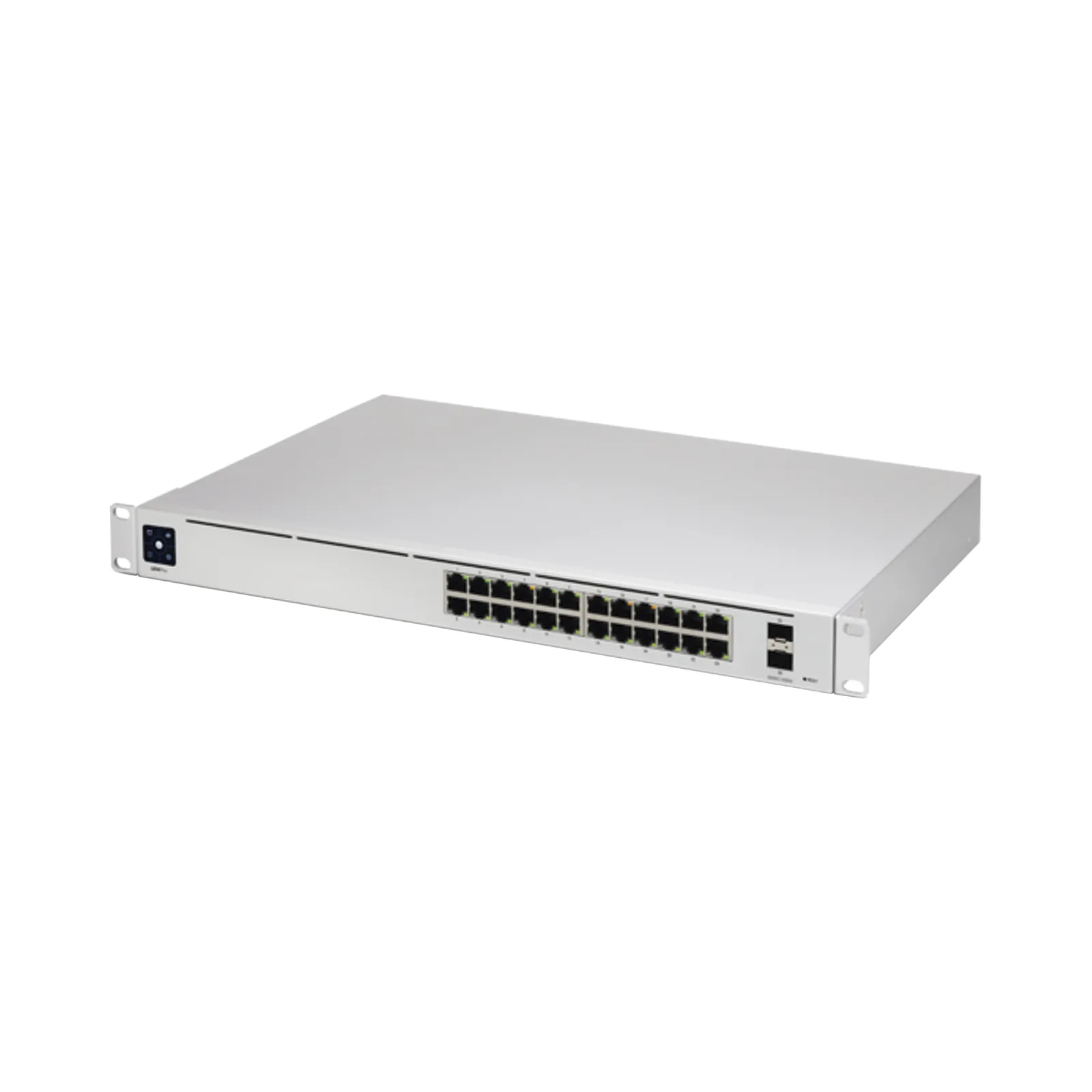 UniFi Switch USW-Pro-24, Capa 3 de 24 puertos Gigabit RJ-45 + 2 puertos 1/10G SFP+, pantalla informativa