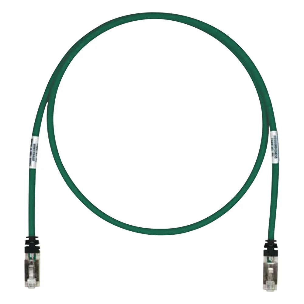 Patch Cord Cat6A, Blindado S/FTP, CM/LS0H, 3.05 Metros (10 Pies), Color Verde