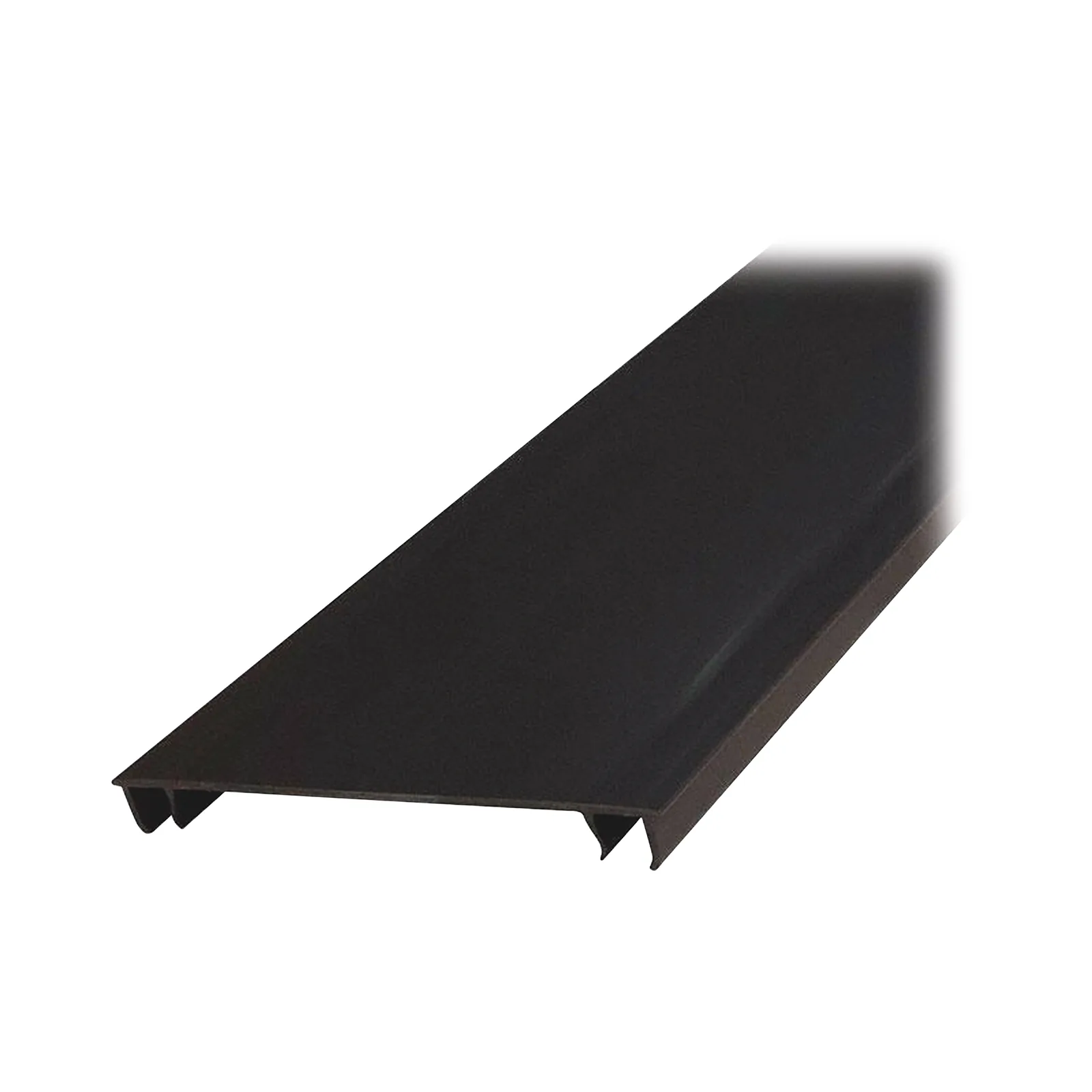 Tapa para Canaleta Ranurada Tipo H, de 55.1 mm de Ancho, 1828.8 mm de Largo, Color Negro