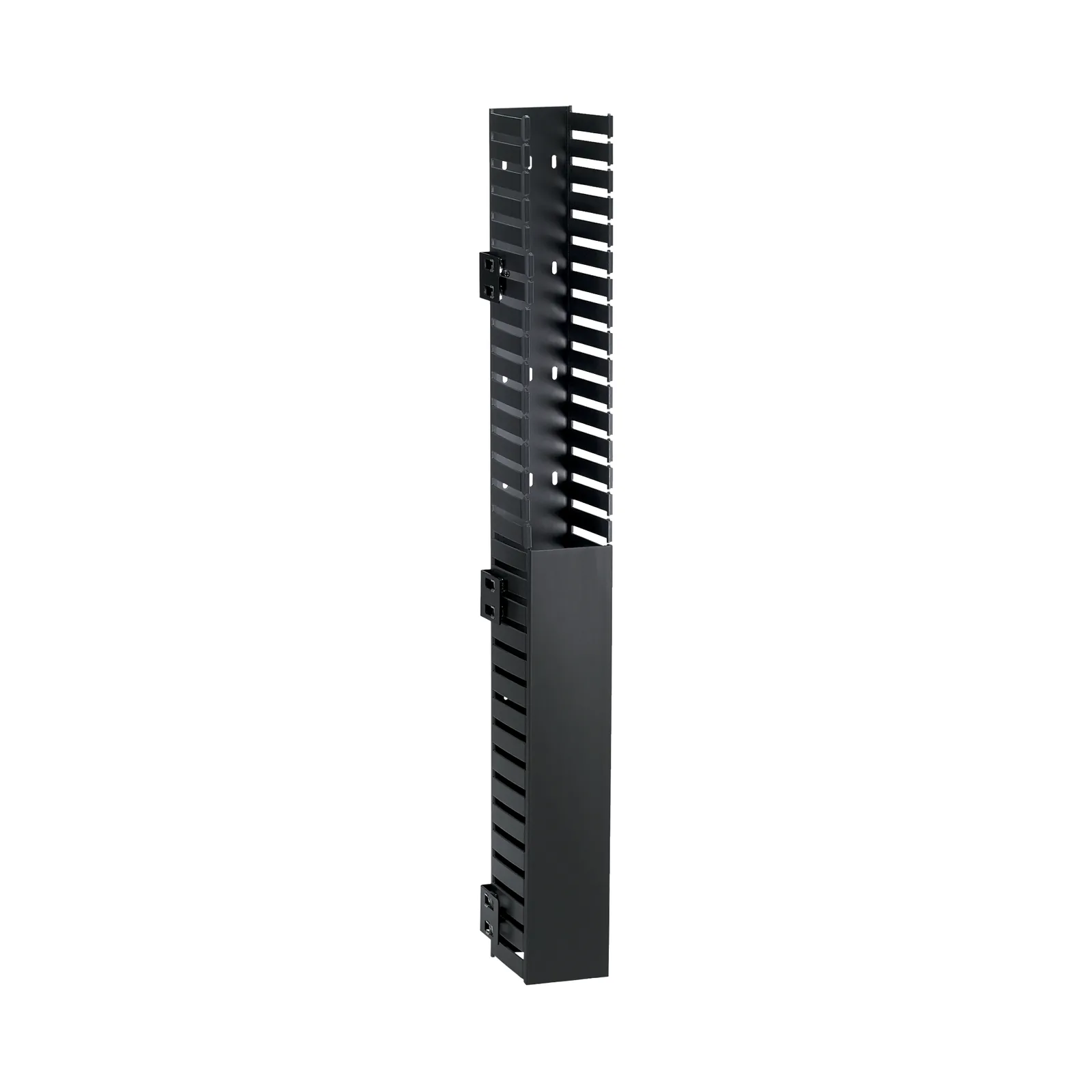 Organizador Vertical IN-Cabinet, Sencillo (Solo Frontal), Para Uso Con Gabinetes Panduit, Montaje Lateral en Riel de Rack, 40 UR, 1.95 in de Ancho, Color Negro