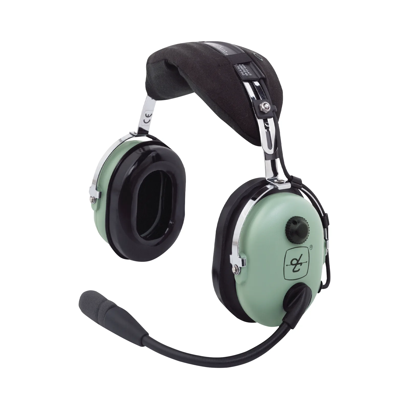 Auriculares de ala fija con atenuación de ruido pasivo para aviación general