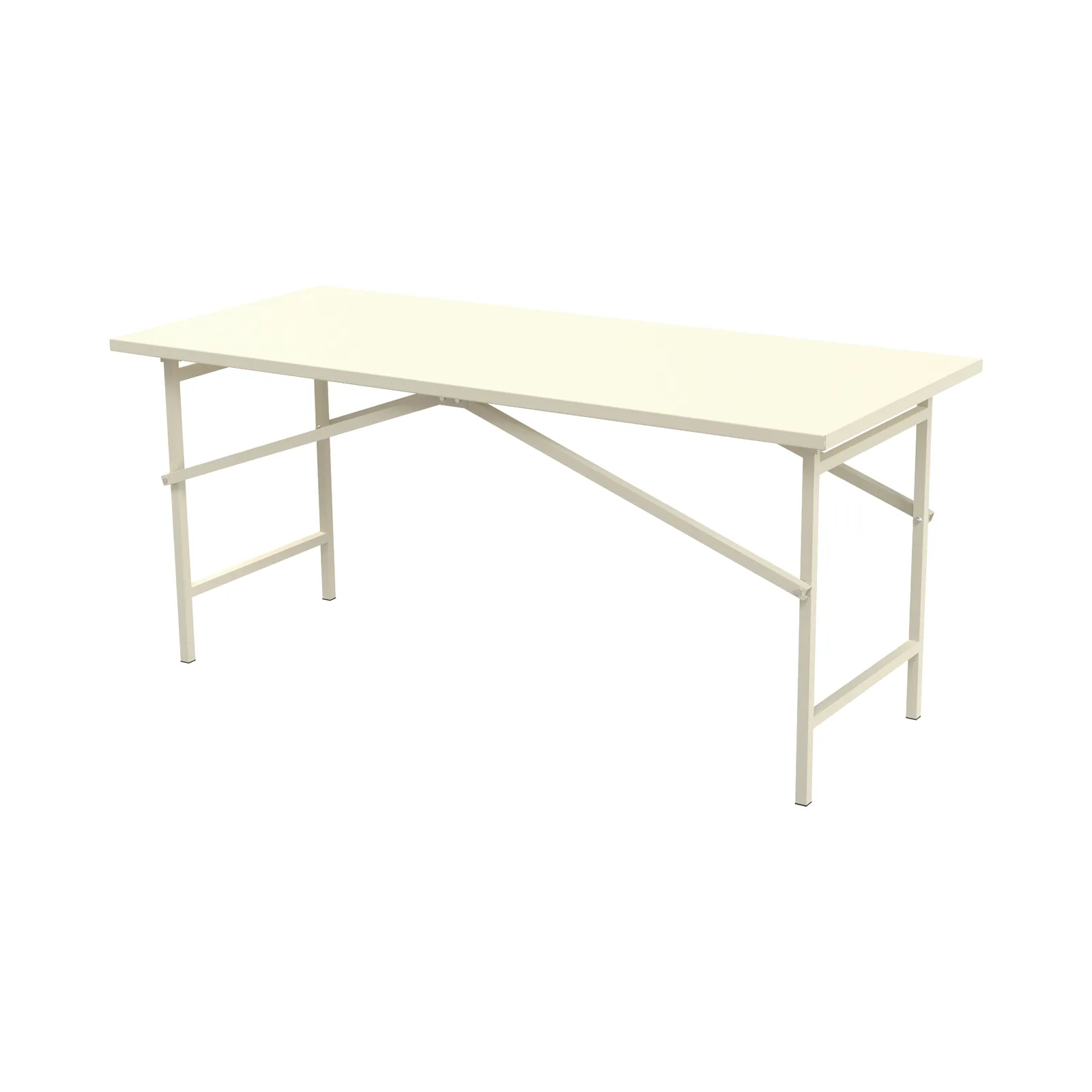 Mesa de Trabajo Plegable 100% para Trabajos Pesados (1832x791x813mm).