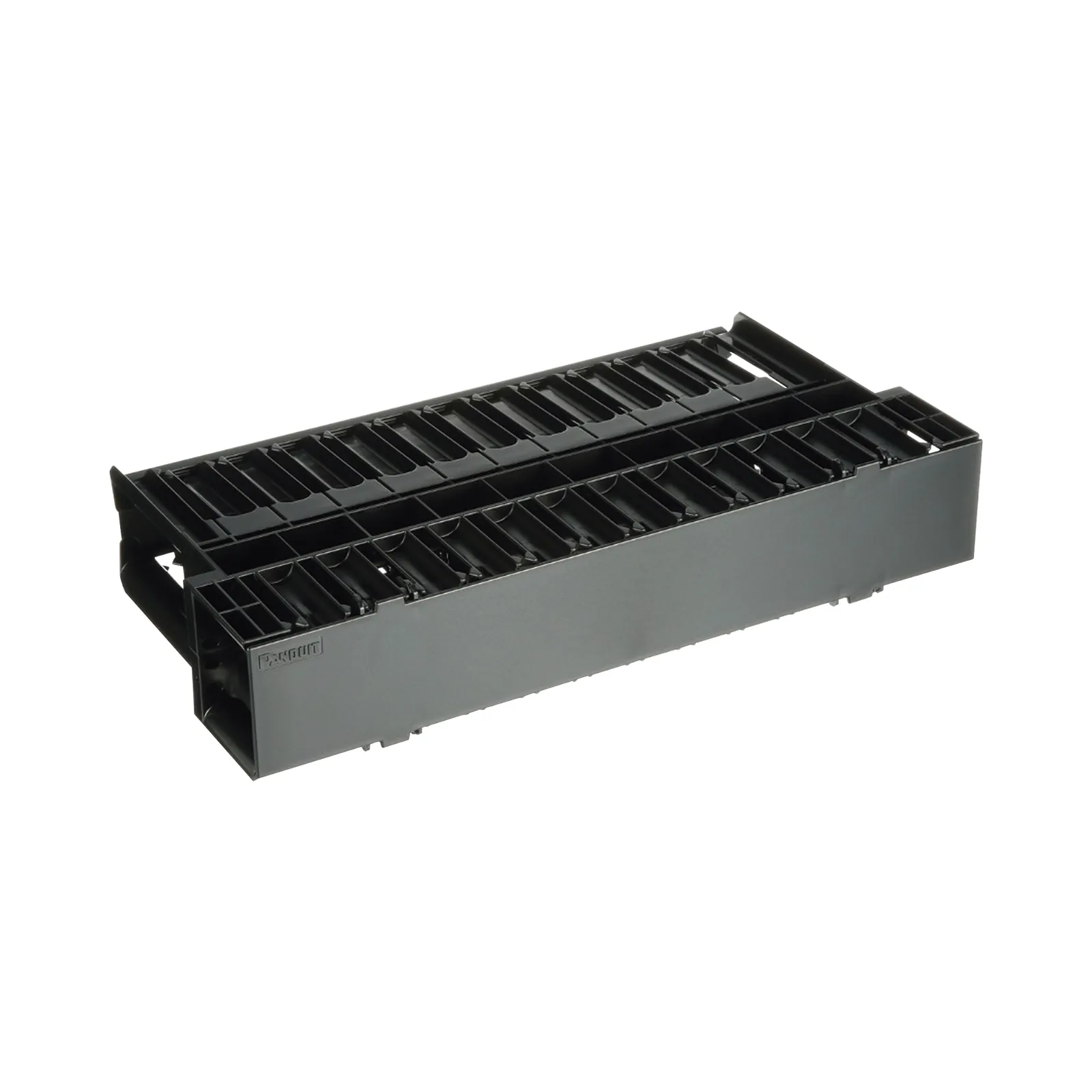 Organizador de Cables Horizontal NetManager, Doble (Frontal y Posterior), Para Rack de 19in, 2UR