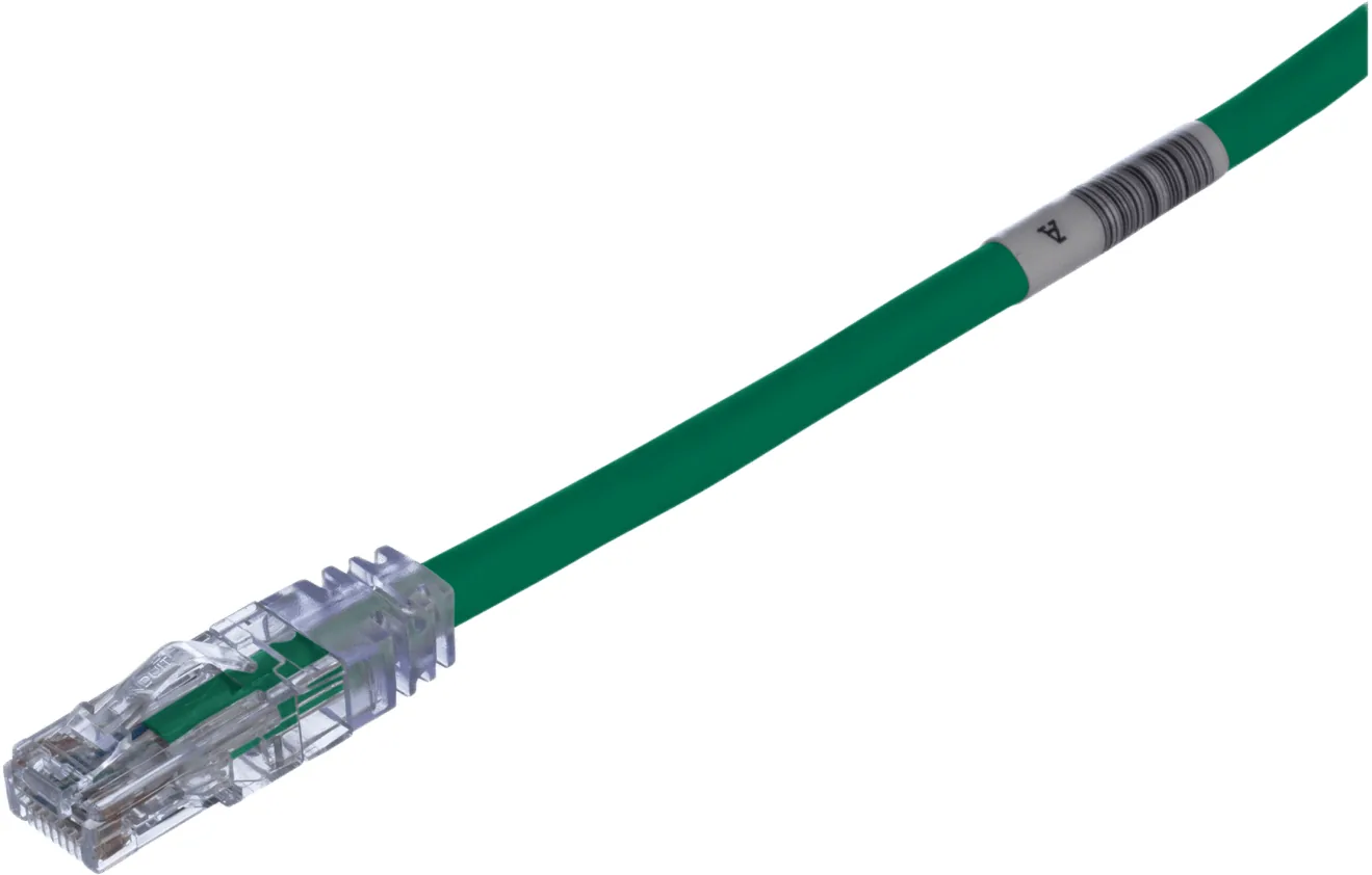 Cable de Parcheo TX6, UTP Cat6, 24 AWG, CM, Color Verde, 3.05 Metros (10 Pies)