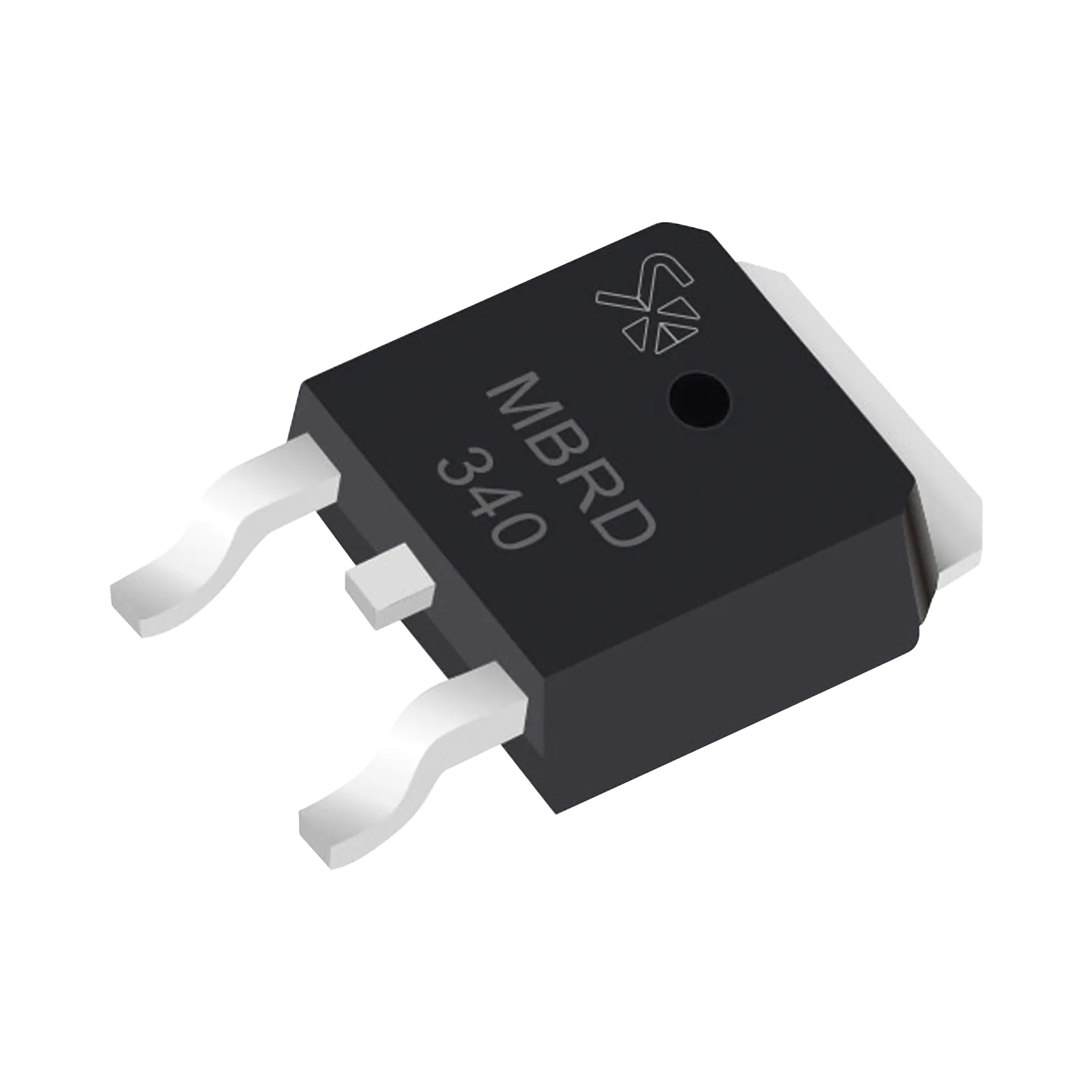 Diodo Rectificador Schottky, 3 Amp., 40 PIV, para SMD, Montaje DPAK, Tipo Anodo Dual.