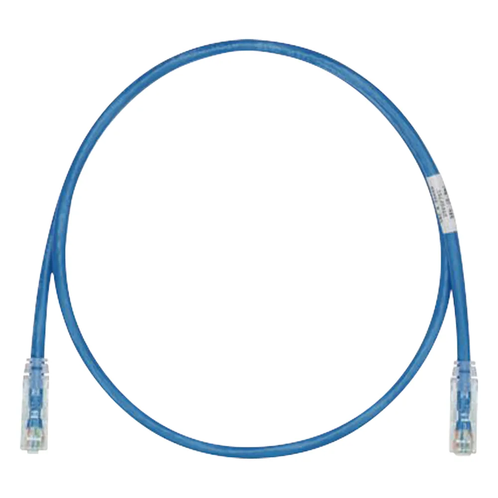 Cable de Parcheo TX6, UTP Cat6, 24 AWG, LSZH, Color Azul, 1 Metro (3.28 Pies)