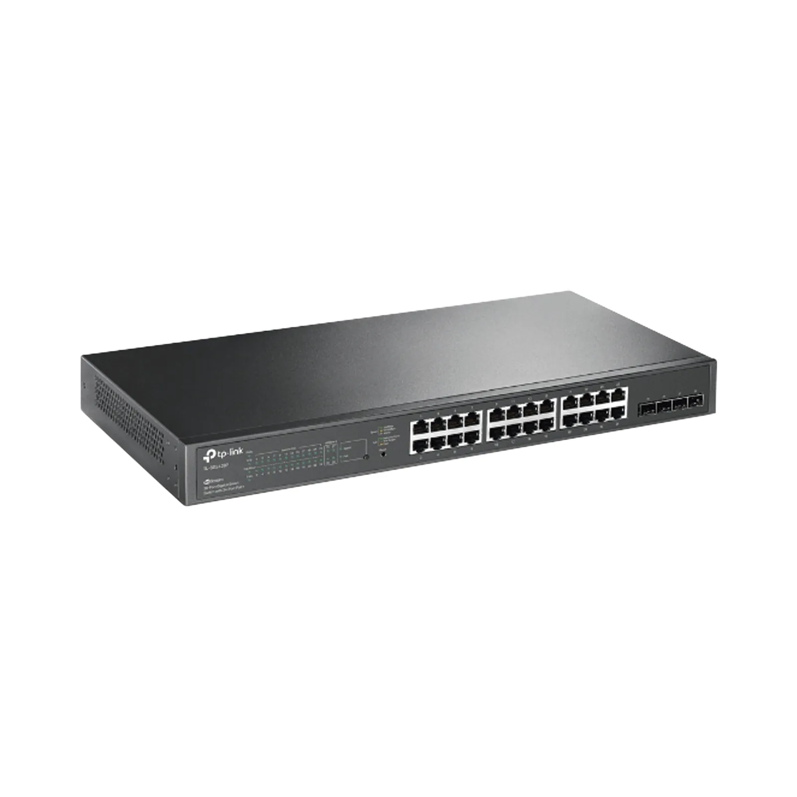 Switch PoE JetStream SDN Administrable 24 puertos 10/100/1000 Mbps + 4 puertos SFP, 24 puertos PoE, 250W, administración centralizada OMADA SDN