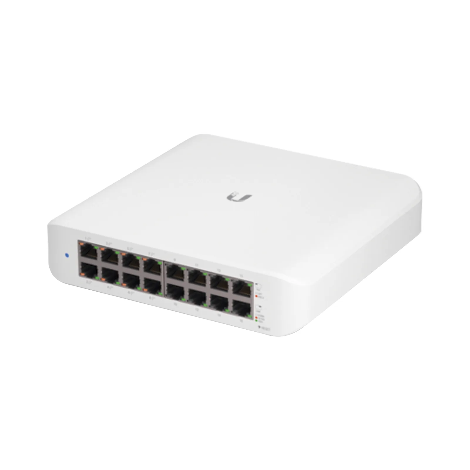 Switch UniFi Lite Administrable PoE de 16 Puertos 10/100/1000 Mbps (8 puertos 802.3af/at), 45 W