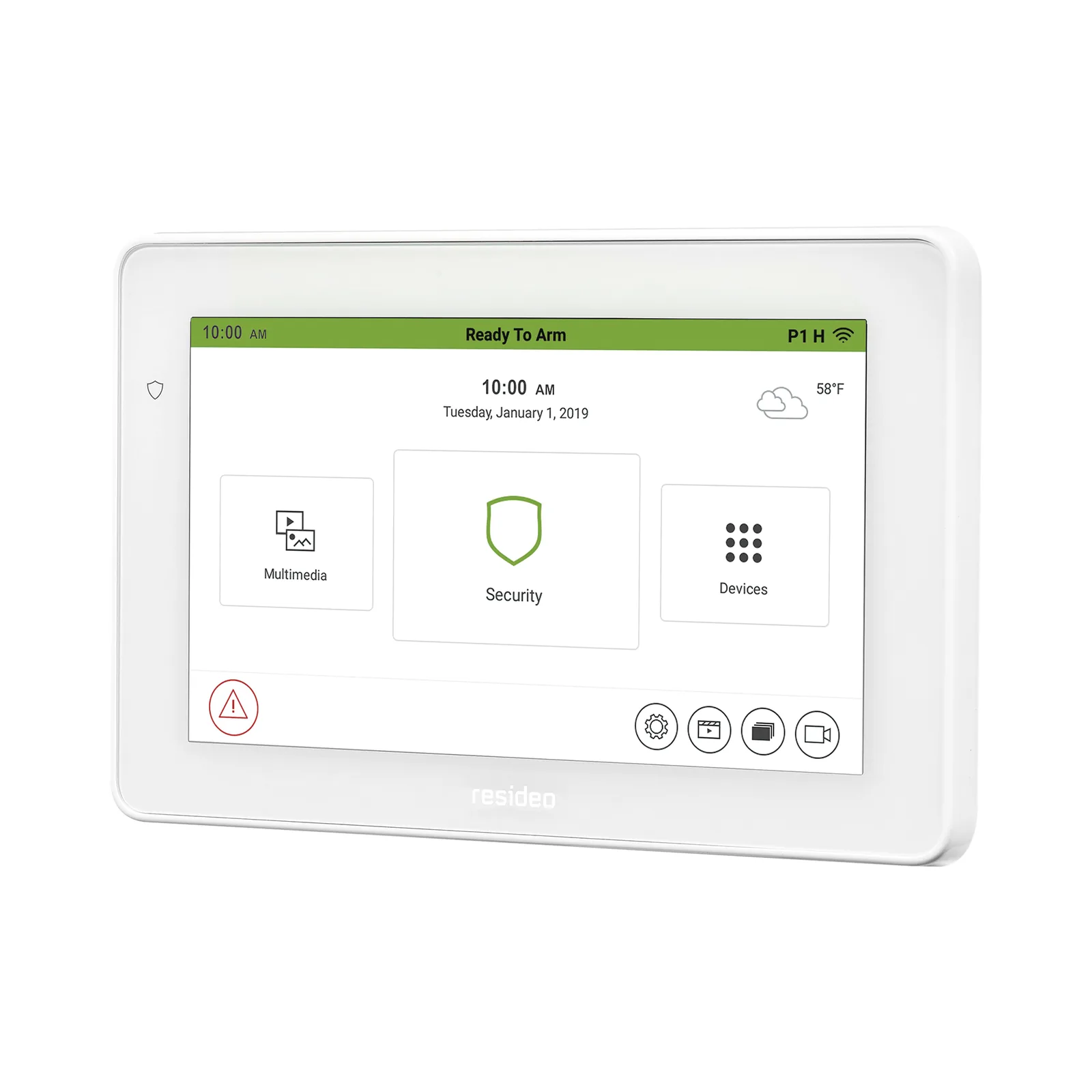Pantalla táctil controladora de automatización y seguridad con Z-Wave Plus, compatible con paneles VISTA