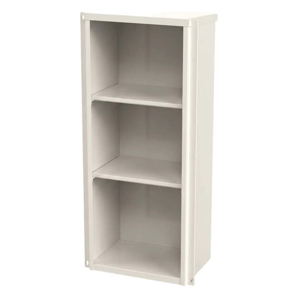 Gabinete Abierto de 3 Niveles / Sin Puerta / Uso Múltiple / Acero Galvanizado / 400 x 1060 x 300 mm