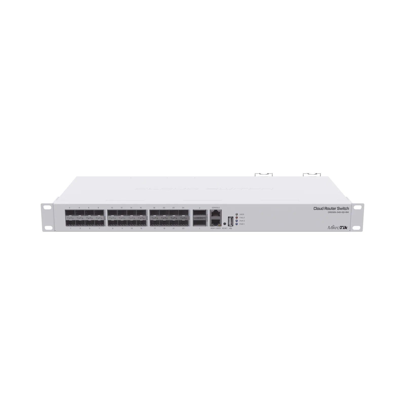 Cloud Router Switch, Sistema Operativo Dual 24 Puertos 10G SFP+, 2 Puertos 40G QSFP+