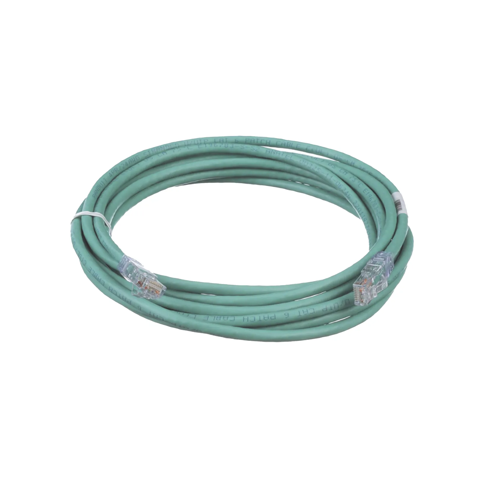 Cable de Parcheo TX6, UTP Cat6, 24 AWG, CM, Color Verde, 4.57 Metros (15 Pies)