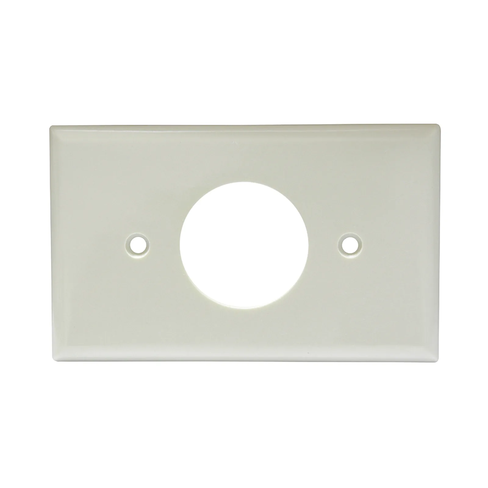 Placa de plástico para contacto sencillo.