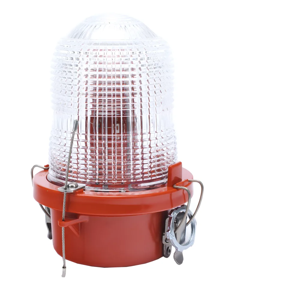 Luz de Obstáculo FAA Tipo L-810 / LED Rojo e Infrarrojo / Intensidad Baja / Consumo 12W / 120-240V AC / Intensidad 32.5 CD / Haz Vertical 10° / Cobertura 360° / Base Valox™ / IP65