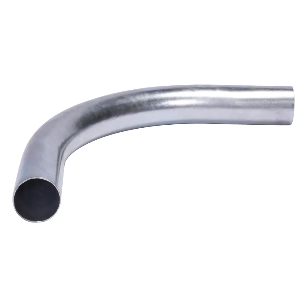 Curva/Codo de 90° de 1/2" (13mm) Pared Delgada Galvanizado Etiqueta Verde.