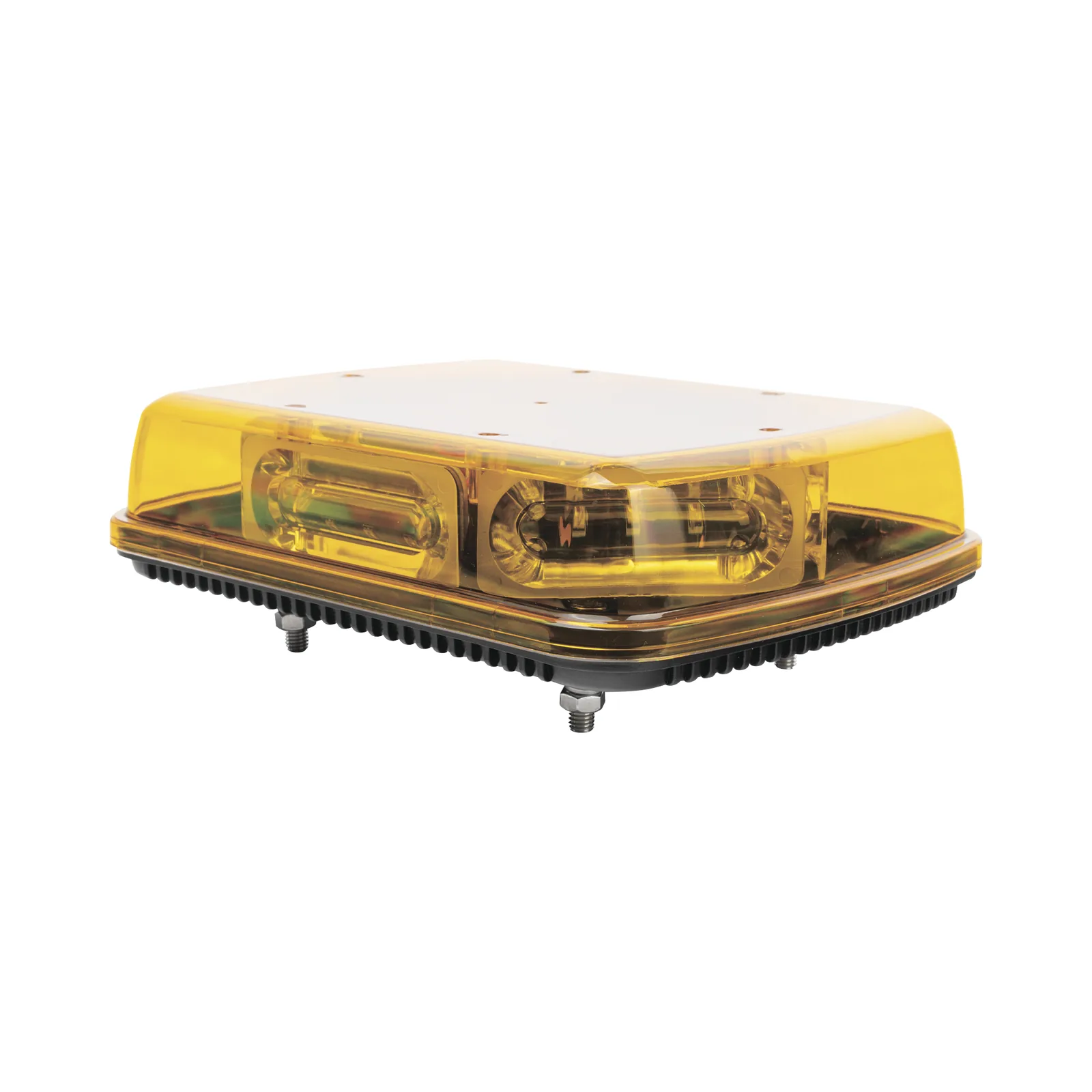 Mini Barra con 18 Poderosos LEDs, Color Ámbar Con Montaje Fijo de Tornillos