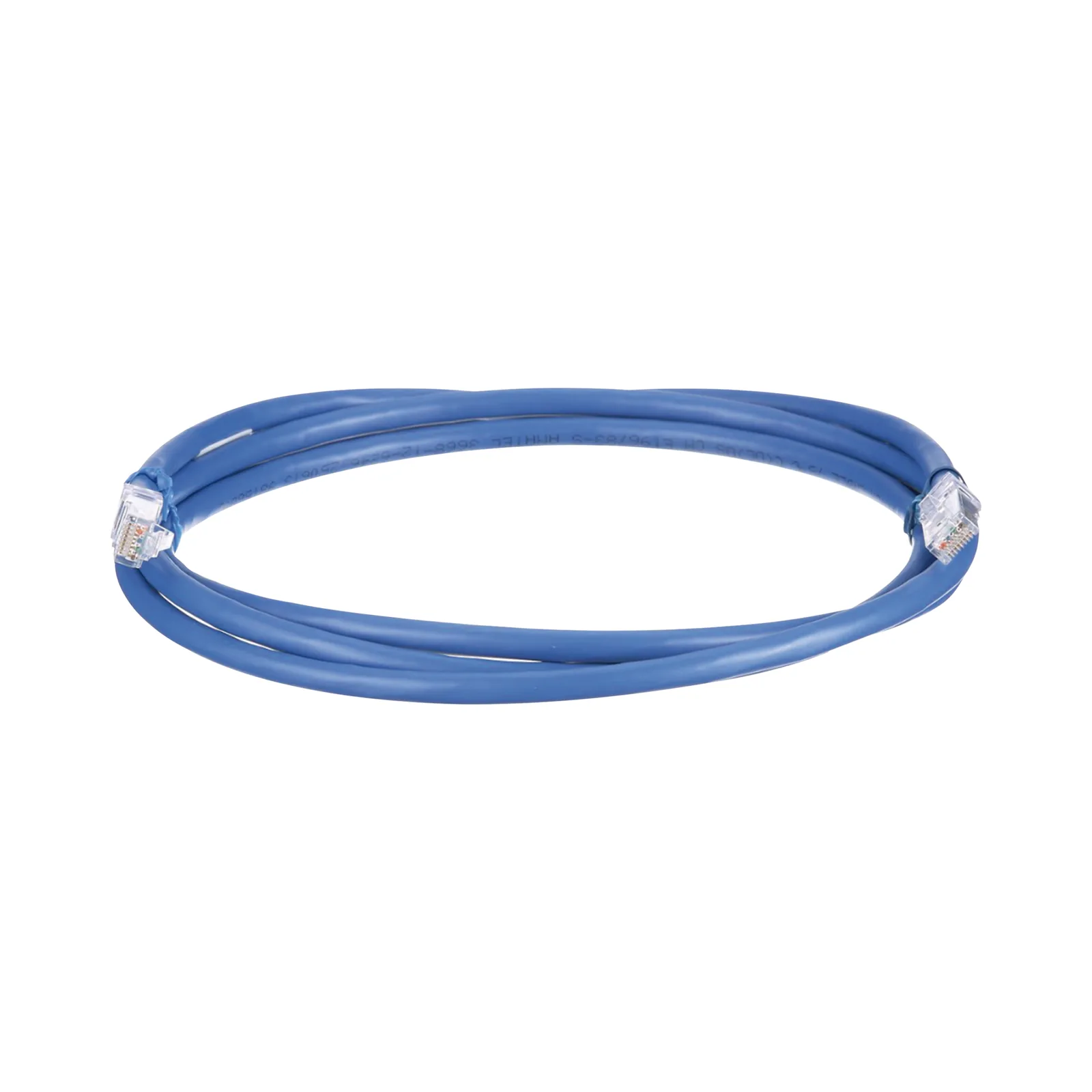 Cable de Parcheo UTP, Cat6A, 24 AWG, CM, Color Azul, 6.1 Metros (20 Pies)