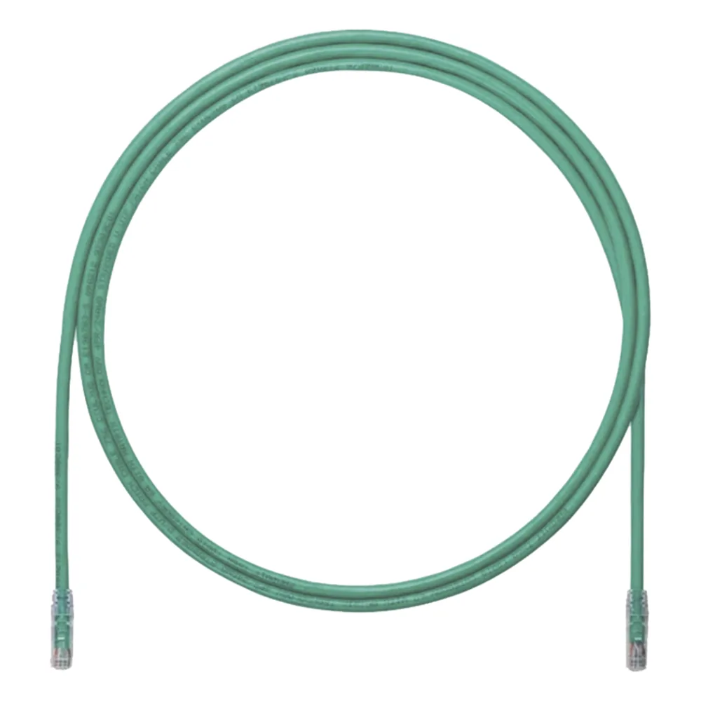 Cable de Parcheo UTP, Cat6A, 24 AWG, CM, Color Verde, 0.91 Metros (3 Pies)