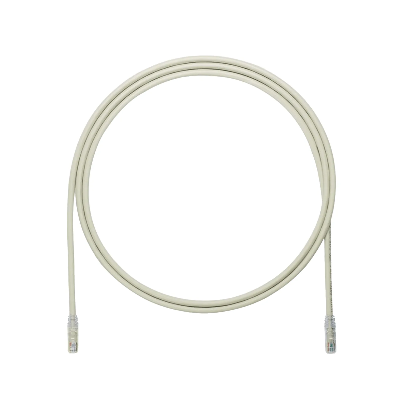 Cable de Parcheo UTP, Cat6A, 24 AWG, CM, Color Gris, 0.91 Metros (3 Pies)