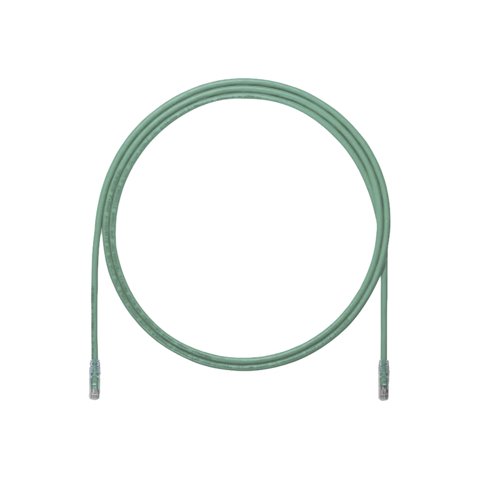 Cable de Parcheo UTP, Cat6A, 24 AWG, CM, Color Verde, 1.52 Metros (5 Pies)