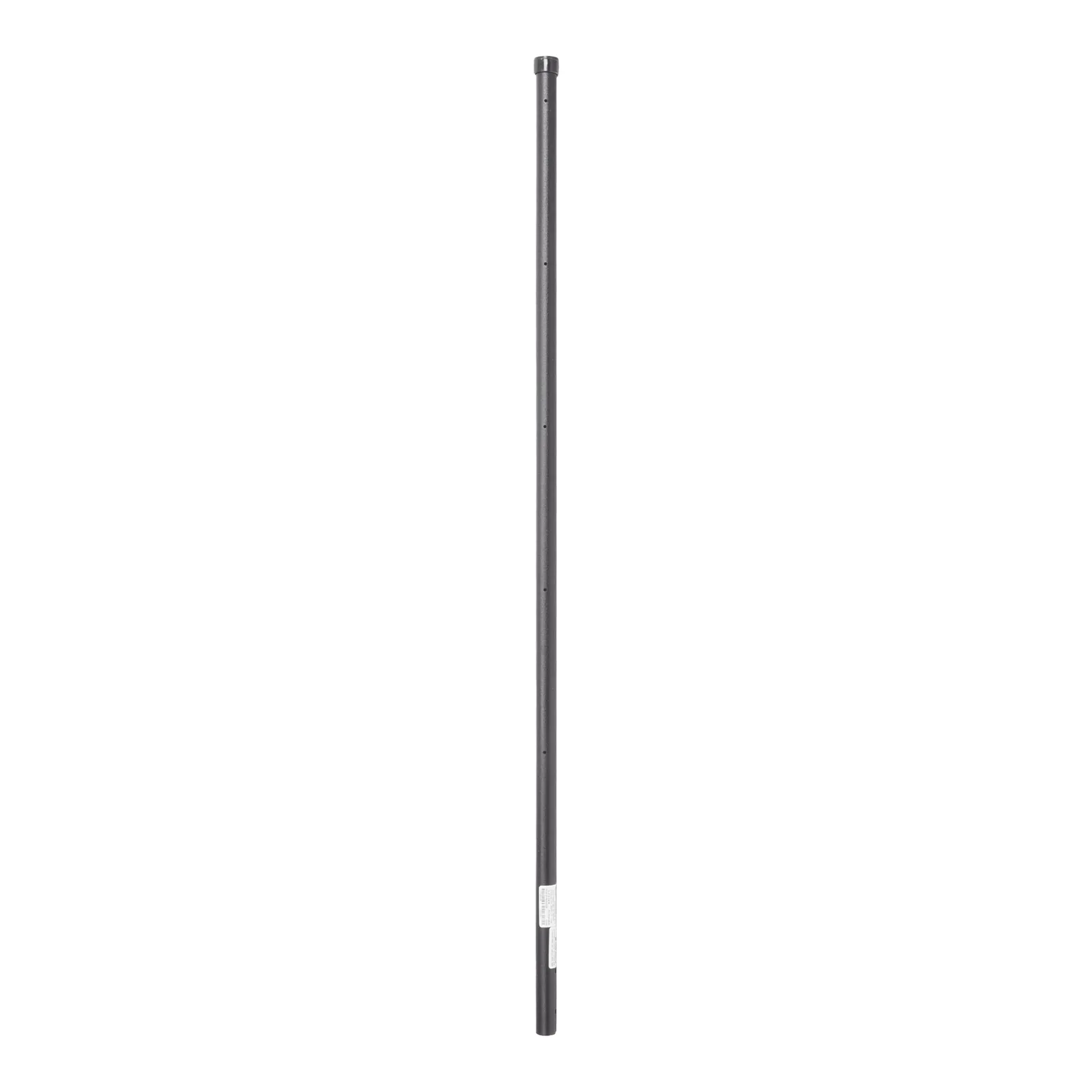 Poste de Esquina Negro de 1.2m para Cerca Electrificada de Tubo Galvanizado cal. 18 de 1"Diam. para 5 Aisladores (No incluidos).